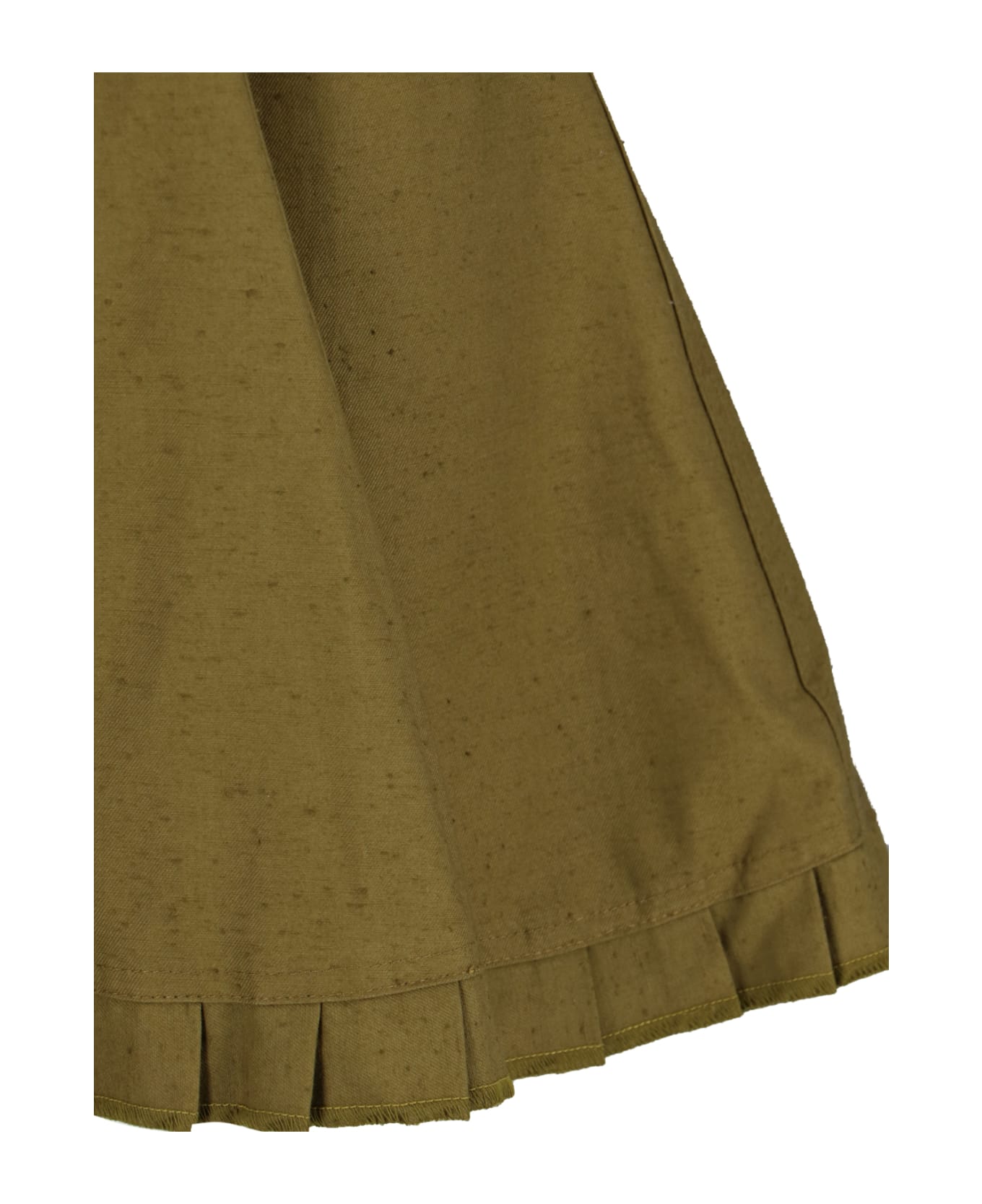Ludovic de Saint Sernin A-line Mini Dress - Green