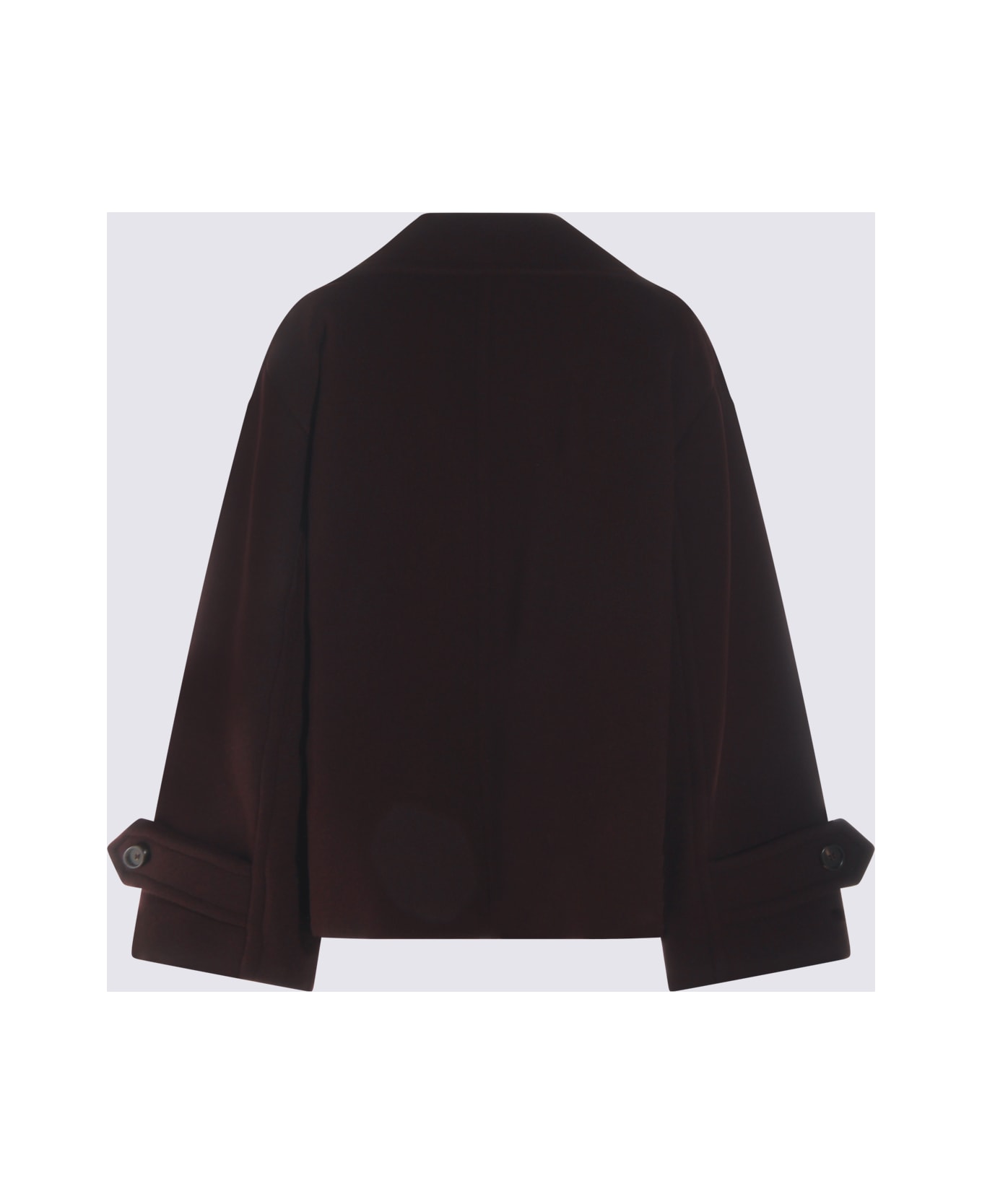 Chloé Deep Purple Wool Coat - DEEP PURPLE