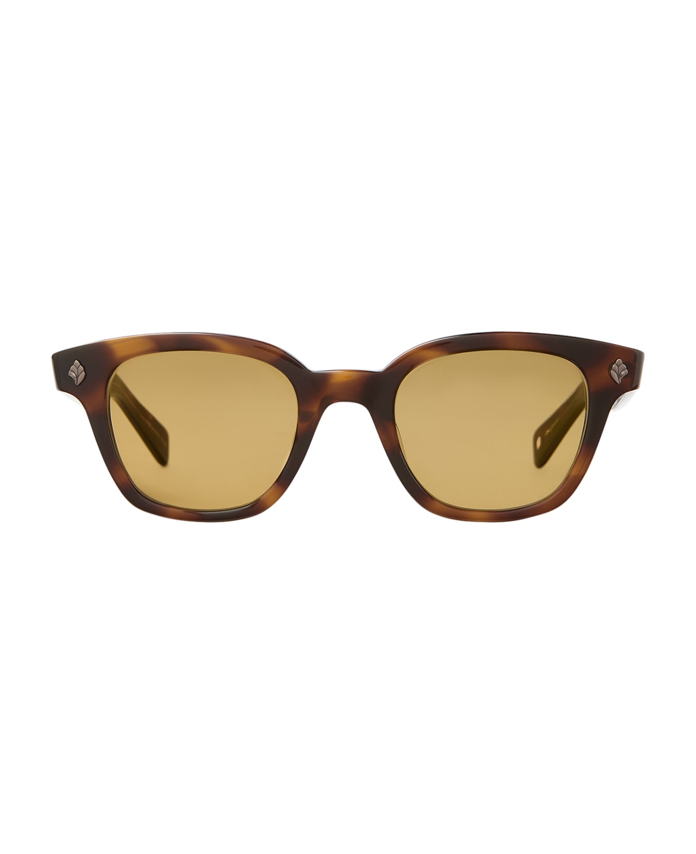 Garrett Leight Naples Sun Spotted Brown Shell Sunglasses - Spotted Brown Shell