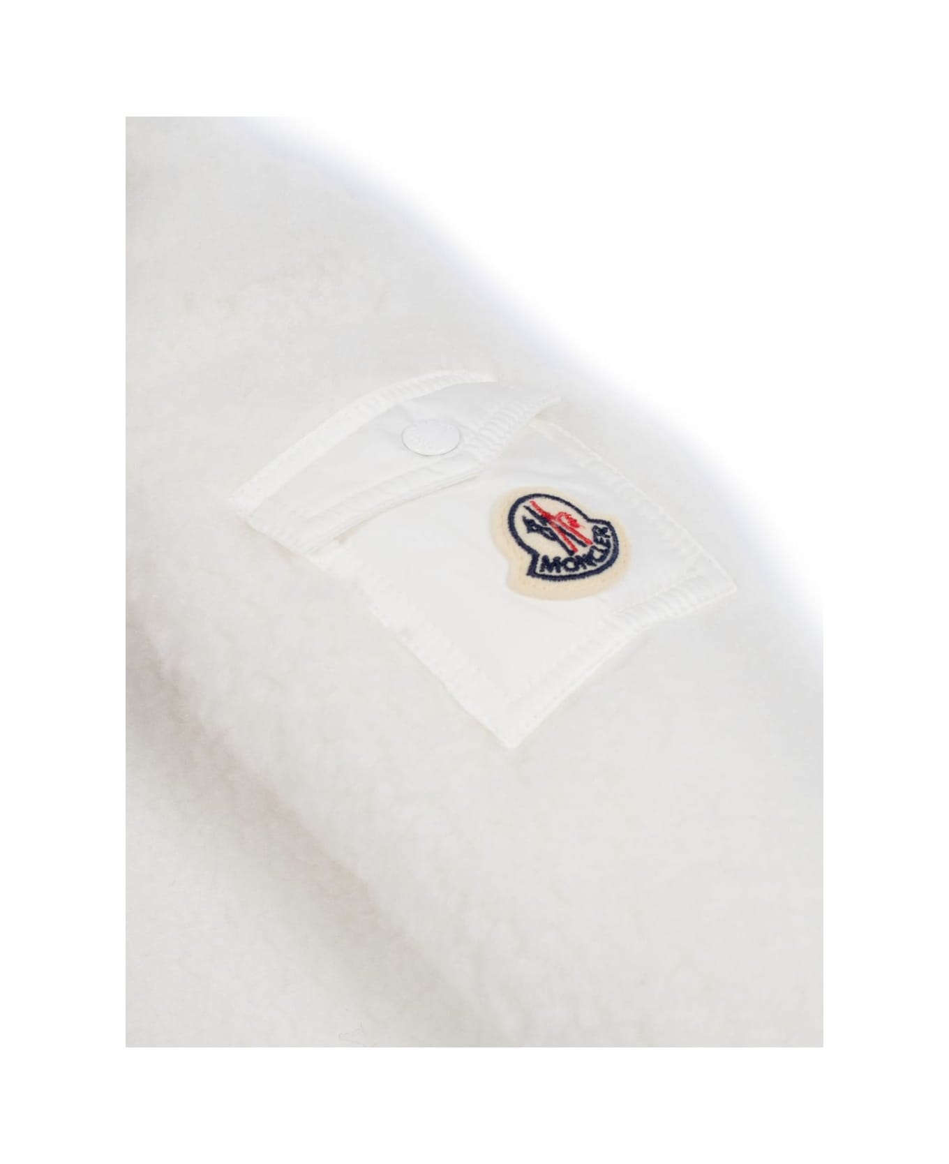 Moncler Enfant Hooded Onesie - White