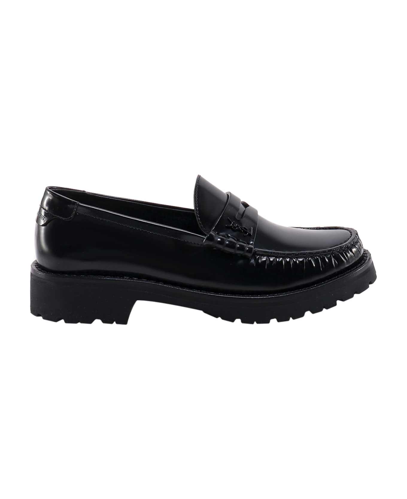 Saint Laurent Le Loafer Monogram - Black