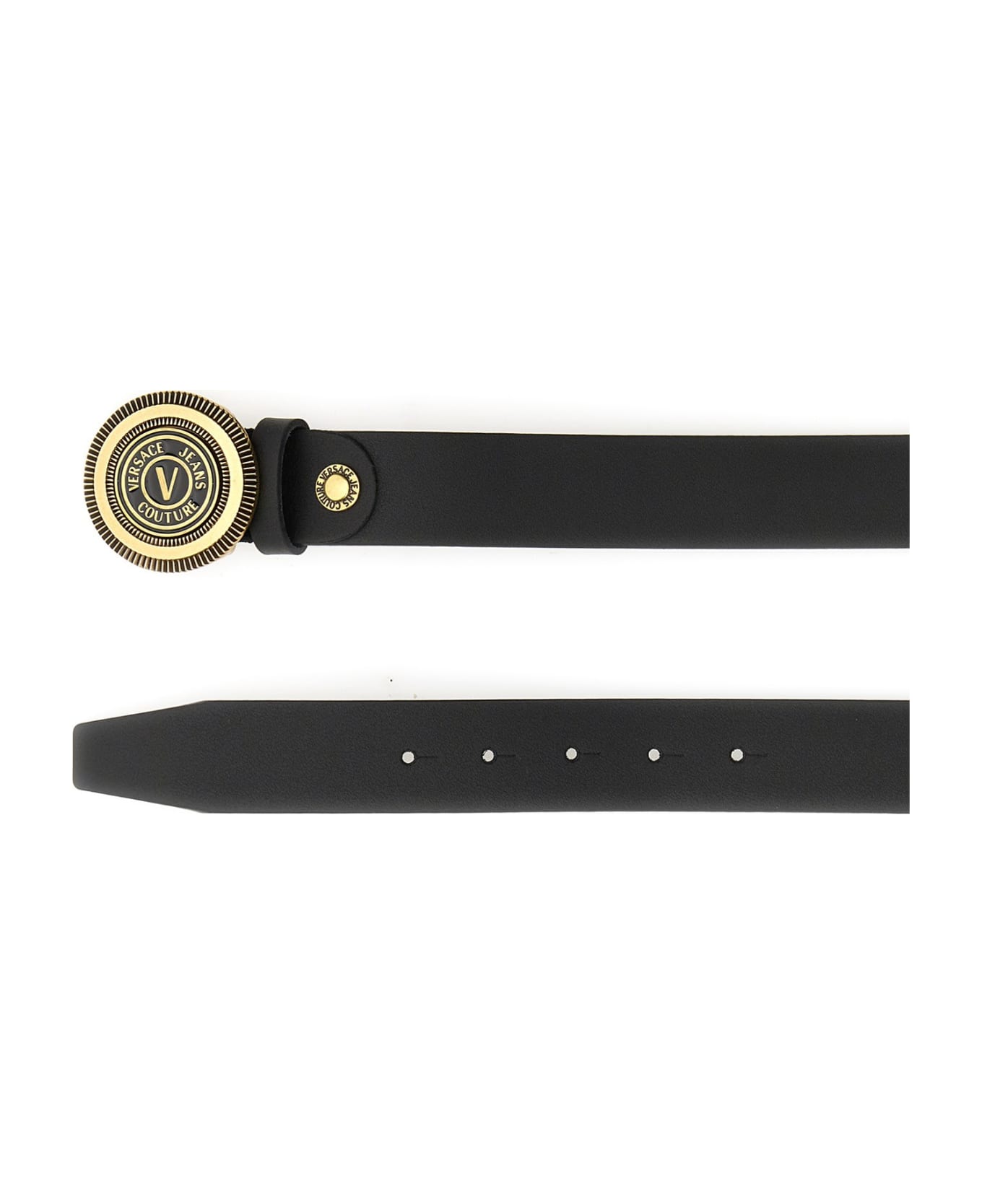 Versace Jeans Couture Leather Belt - ORO