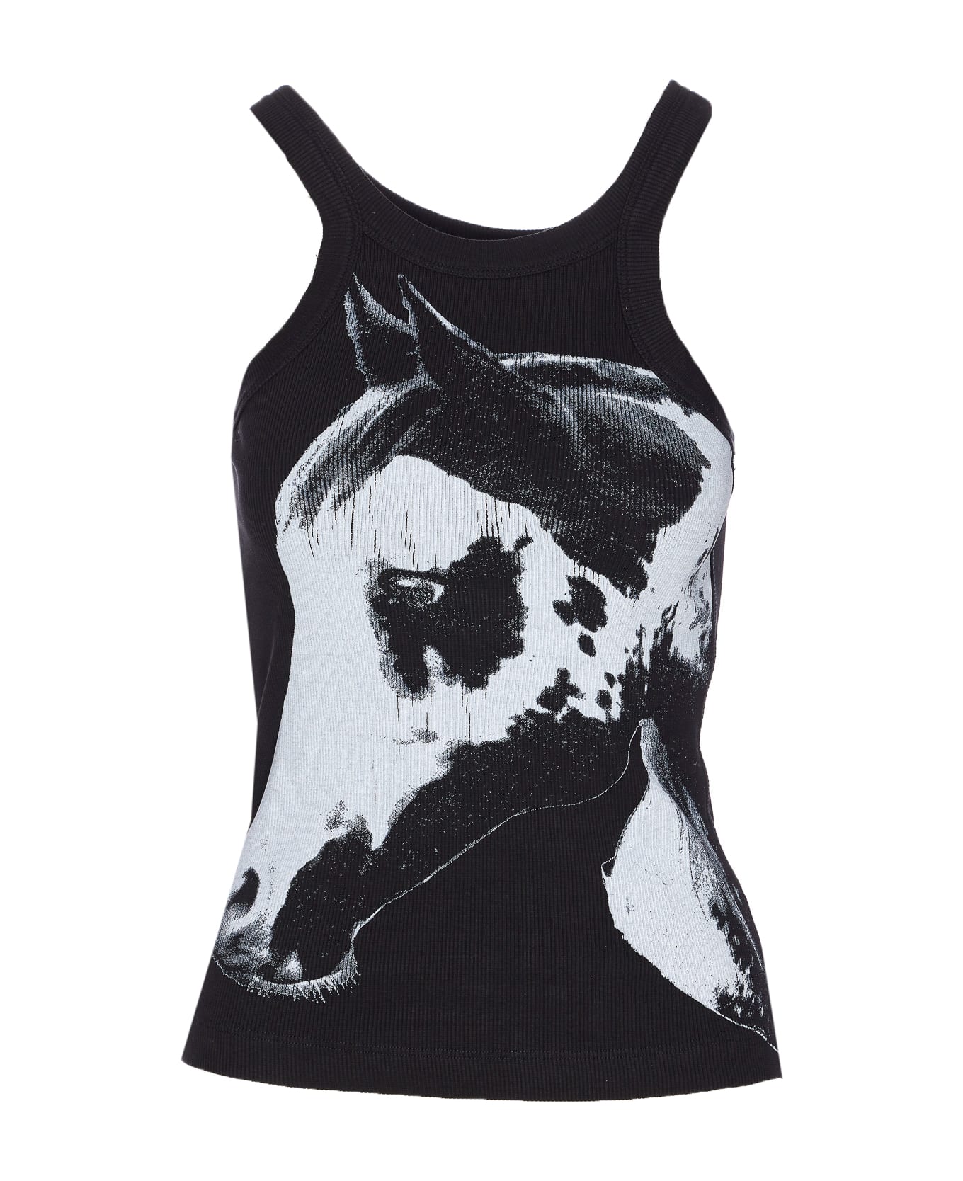 Pinko Curly Tank Top - Black