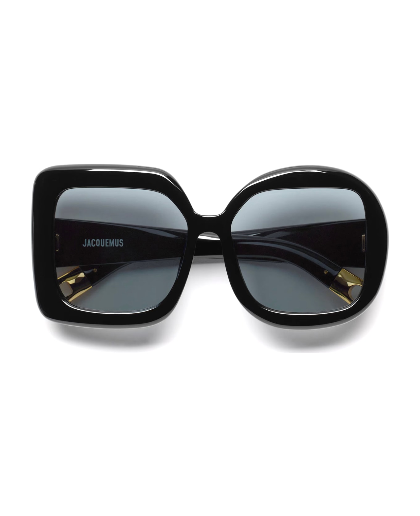 Jacquemus Carre Rond - Black Sunglasses - C1