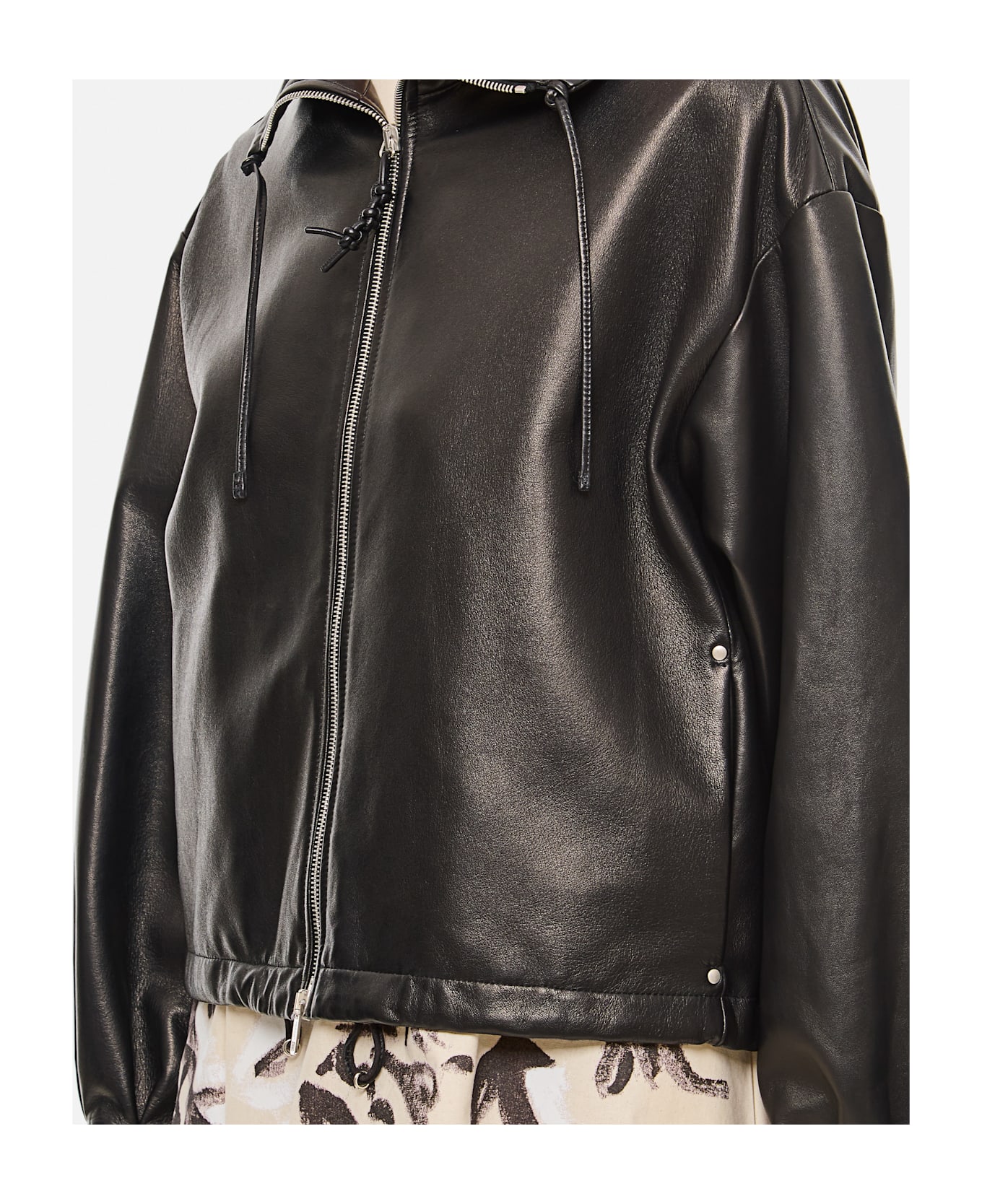 Durazzi Milano Unlined Bomber Jacket - Black