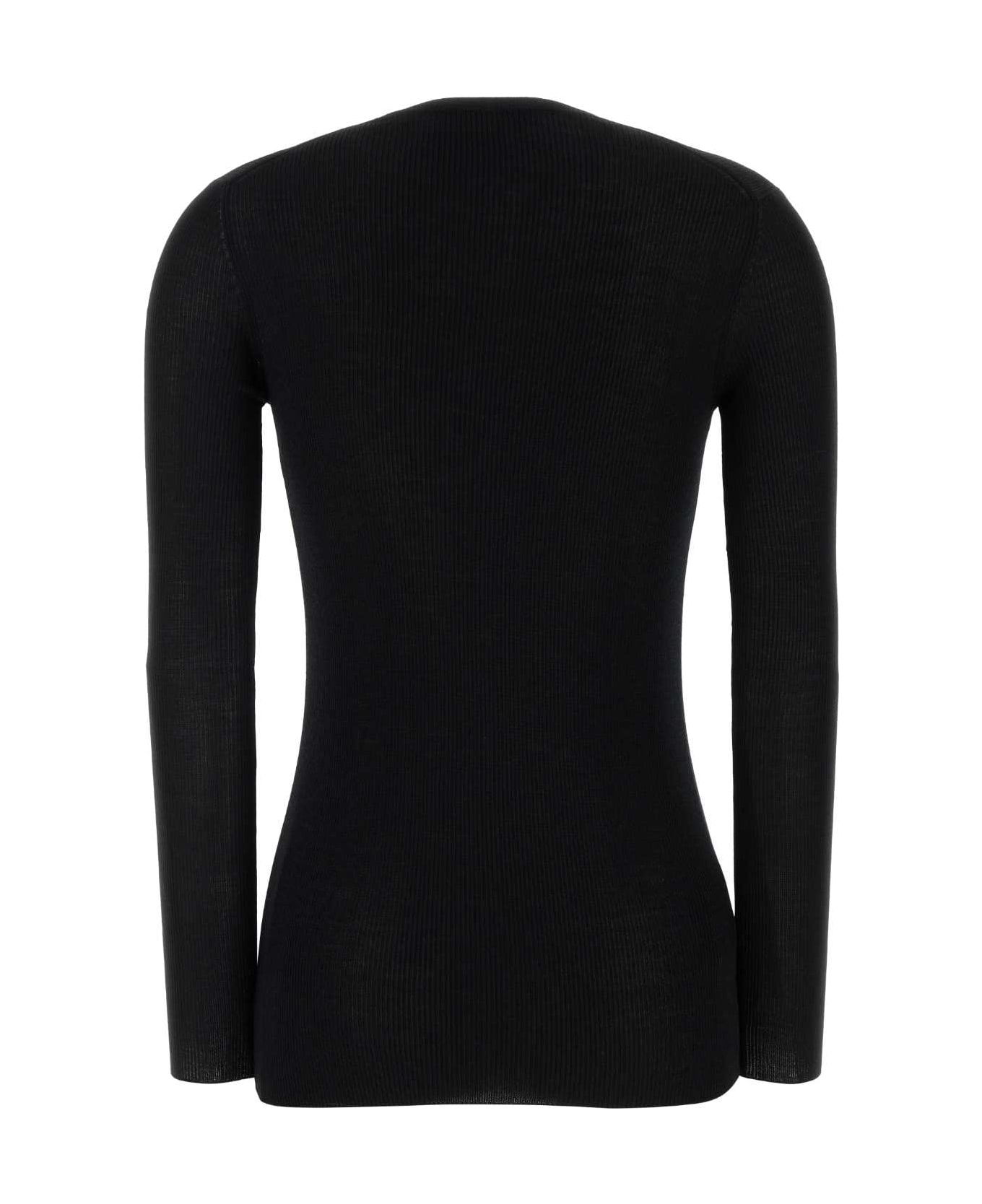 Prada Black Wool Cardigan - NERO