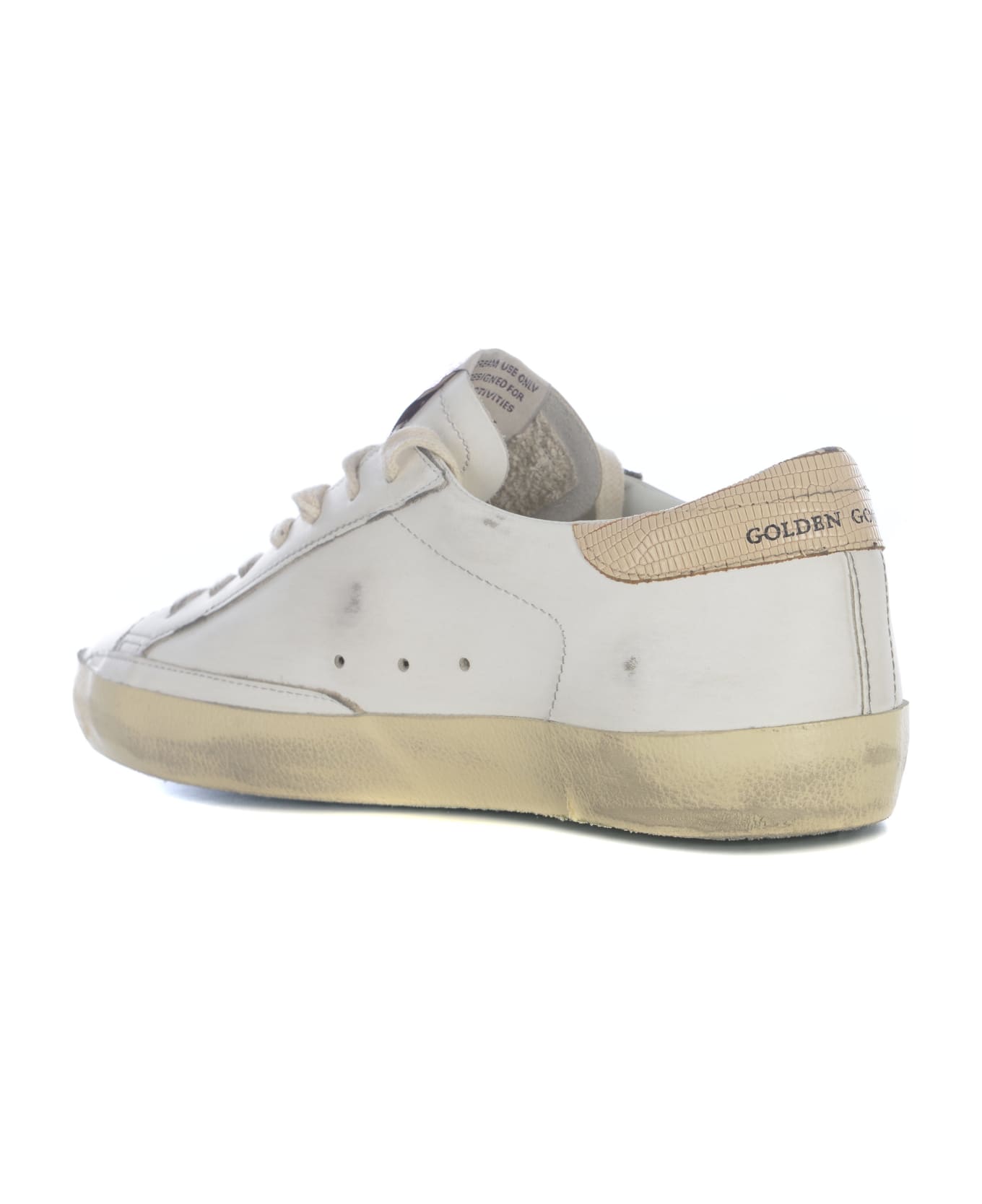 Golden Goose Sneakers Golden Gooose "super Star" Made Of Leather - Bianco