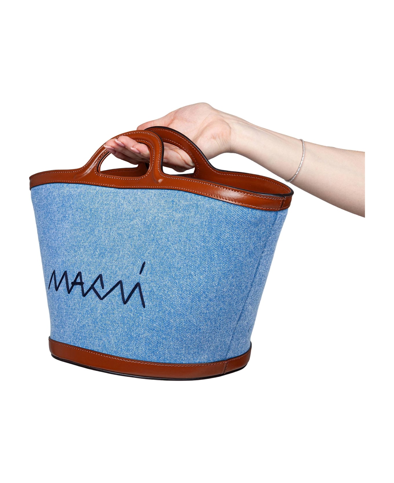 Marni Denim Bucket Bag - Denim