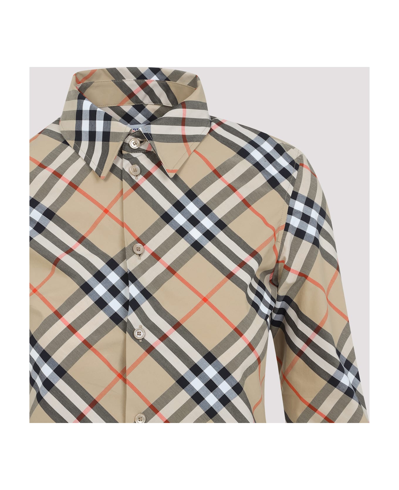 Burberry Check Shirt - Sand Ip Check