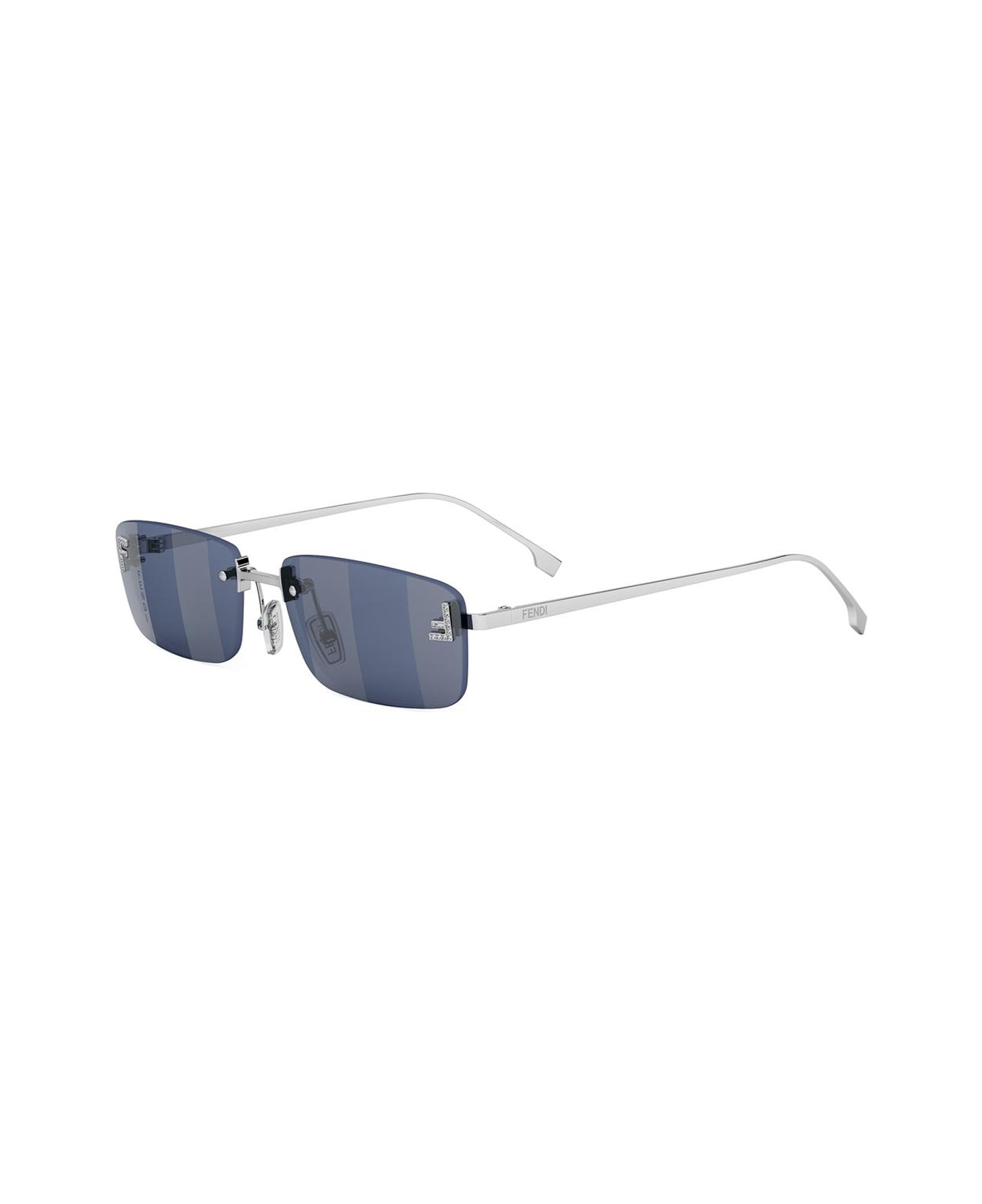 Fendi Eyewear Fendi Fe4172us Fendi First Crystal 16x Argento Sunglasses - Argento