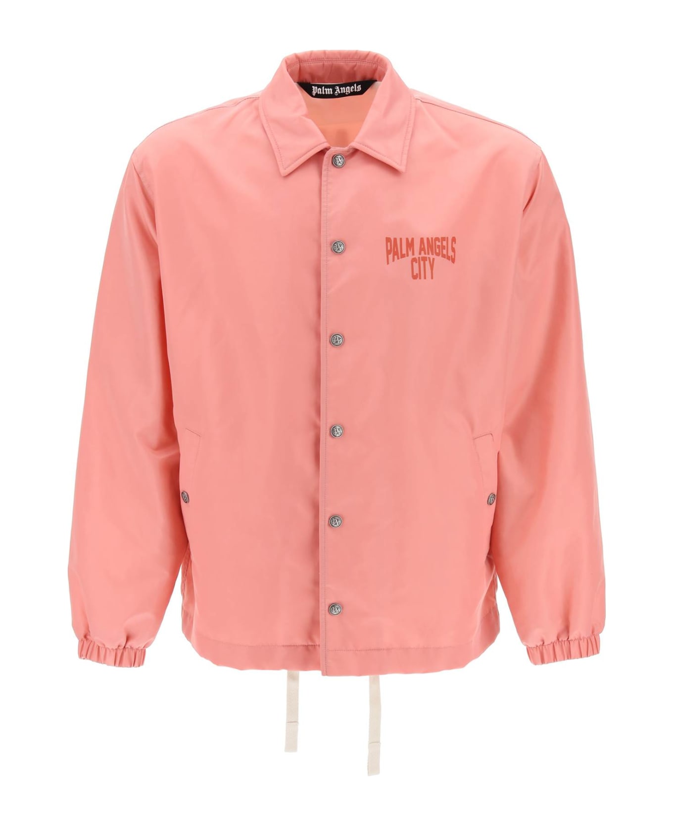 Palm Angels Pa City Coach Jacket - PINK RED (Pink)
