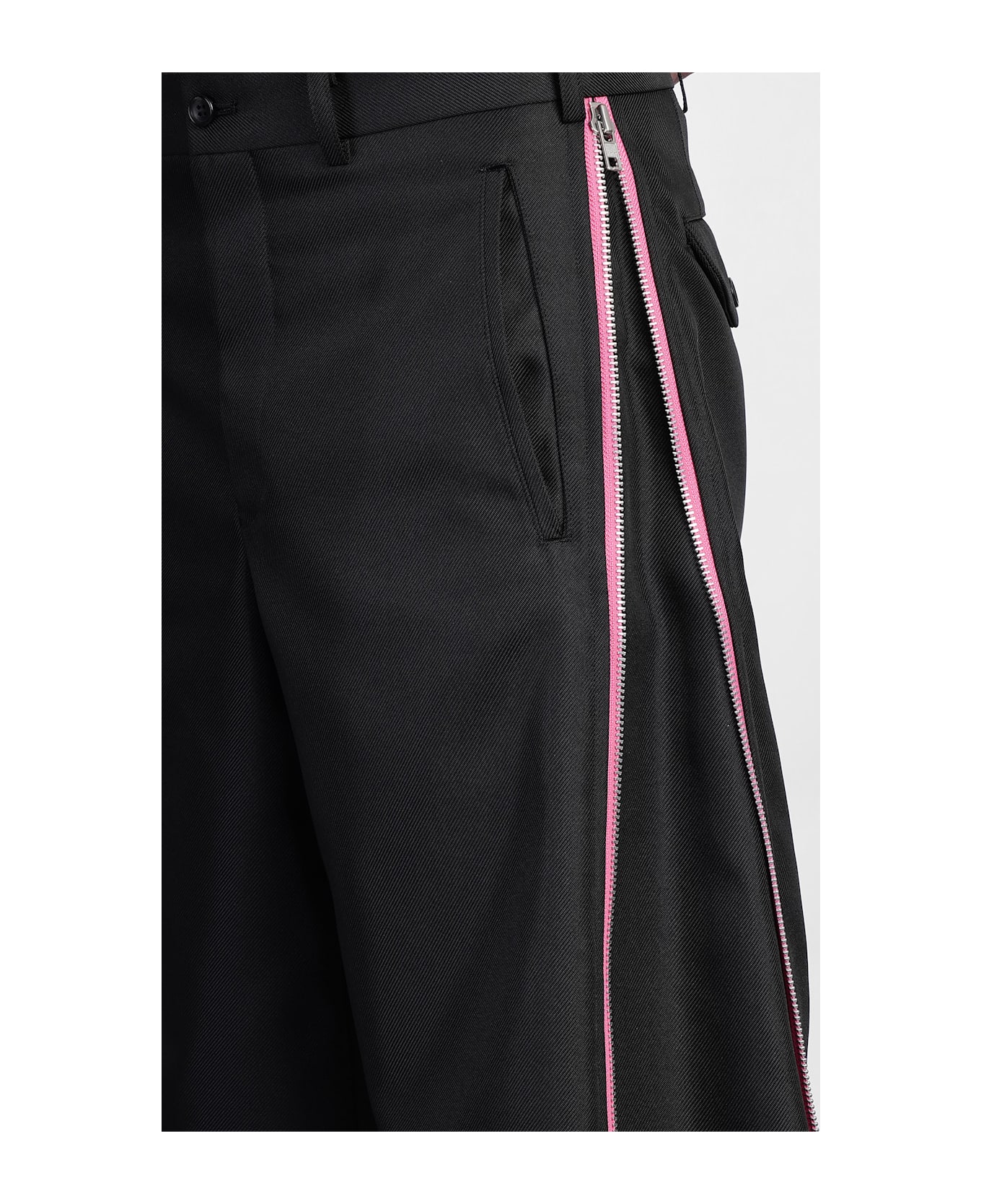 Comme Des Garçons Homme Plus Shorts In Black Polyester - black