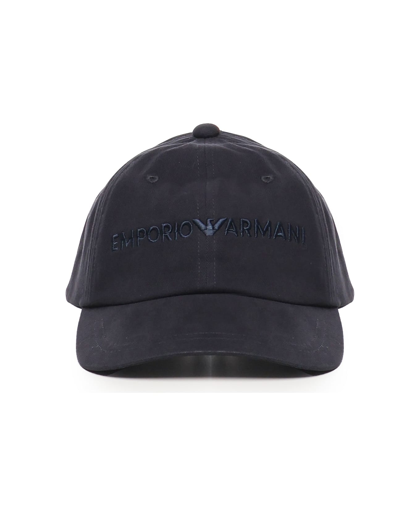 Emporio Armani Logo Hat - Blue