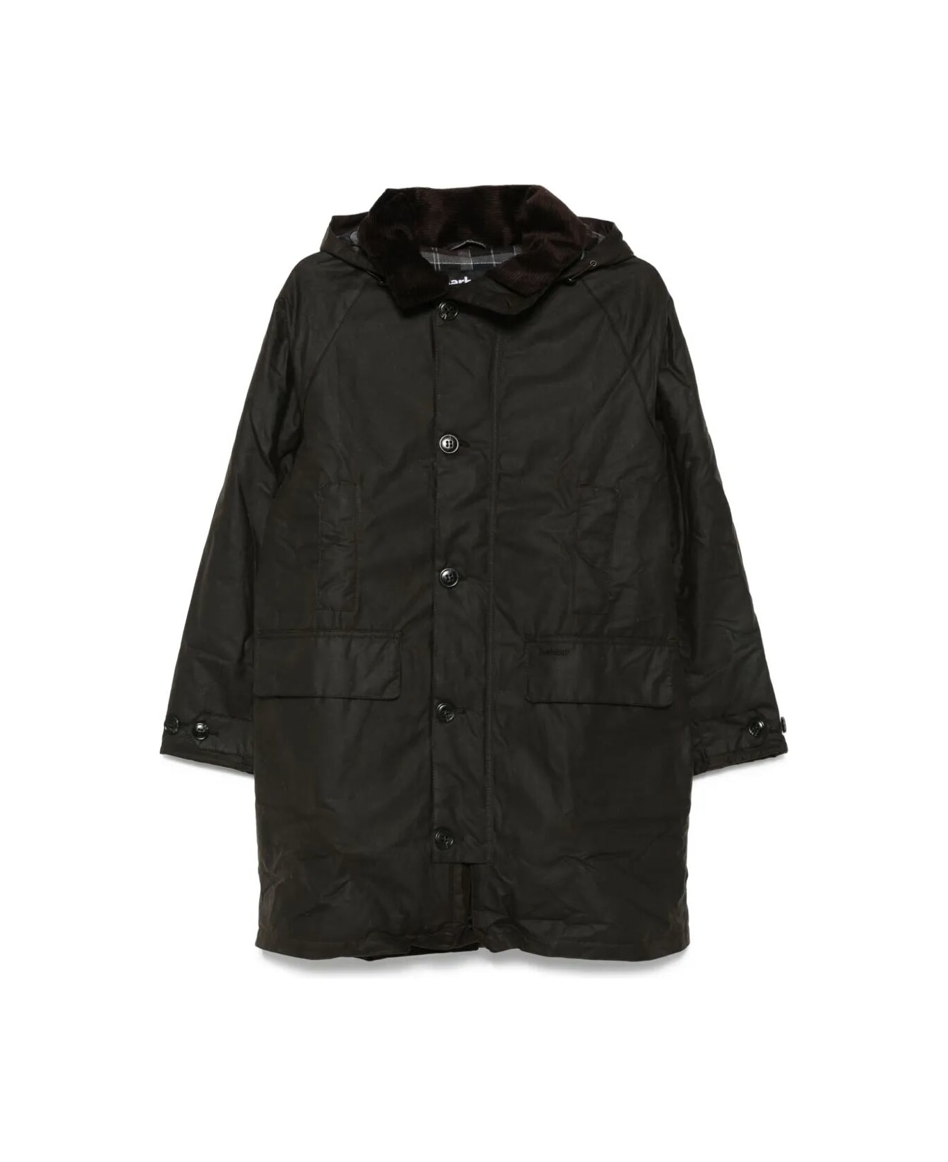 Barbour Beaudale Wax Trench Coat - Dark Brown