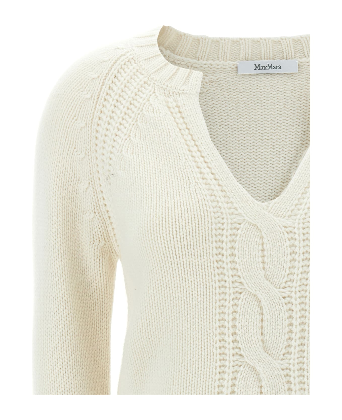 Max Mara 'cancan' Sweater - WHITE