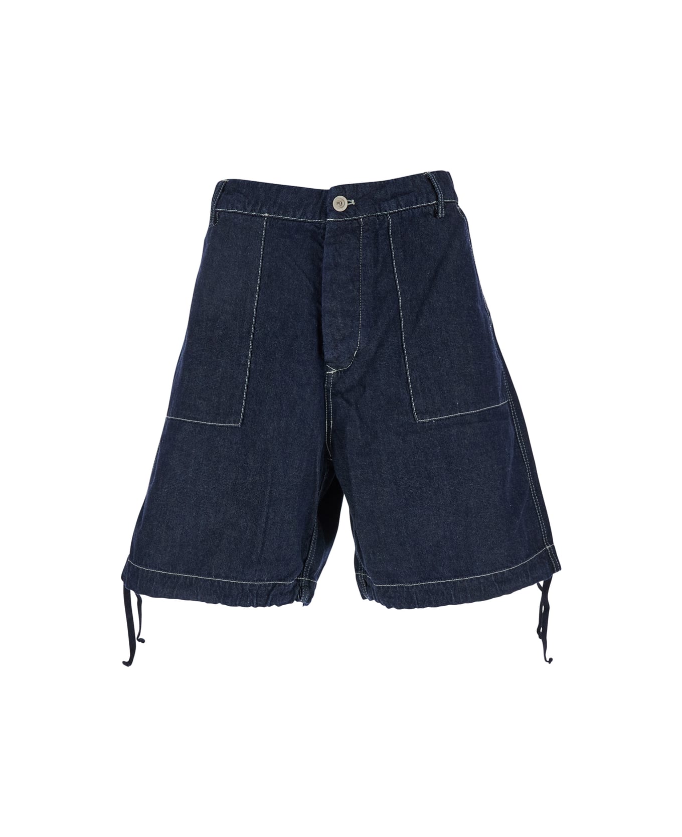 C.P. Company Dark Blue Shorts - Blu