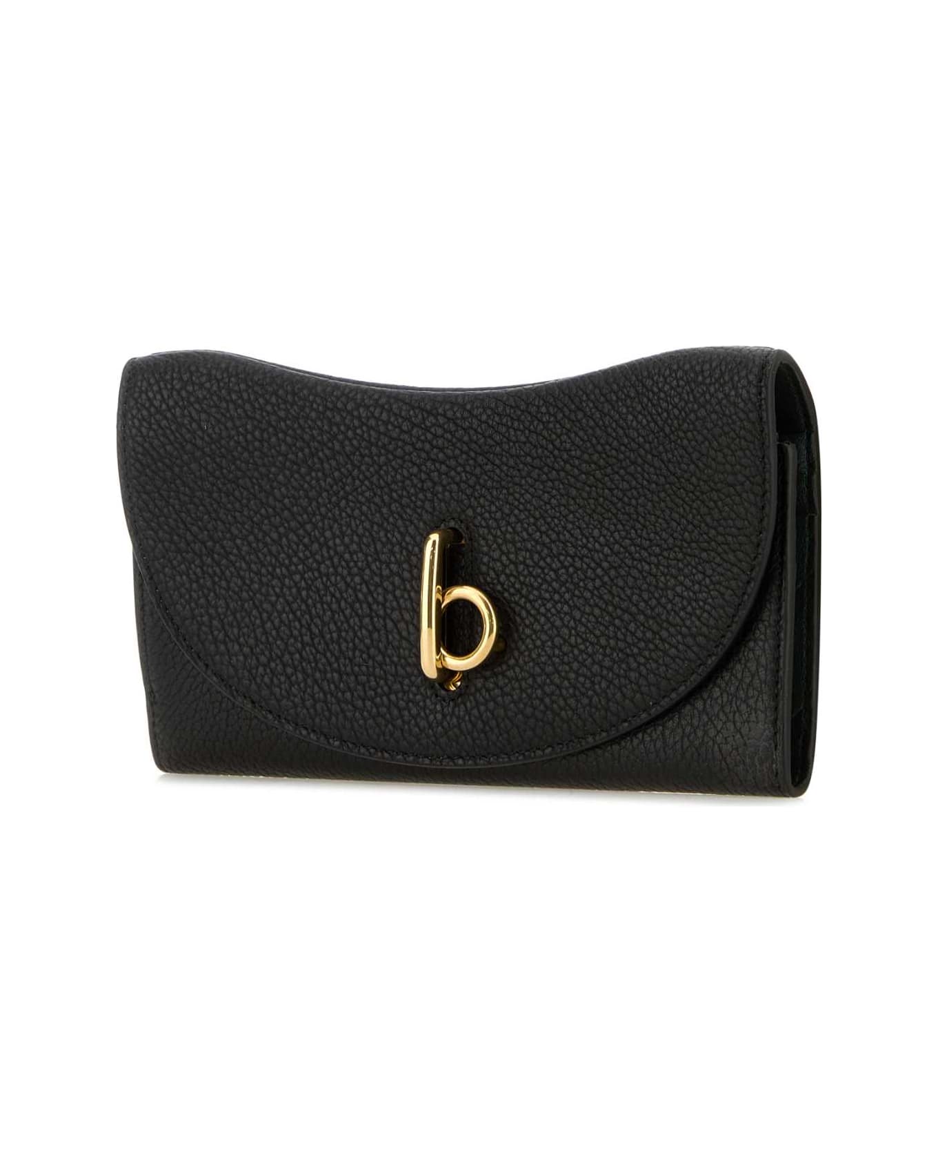 Burberry Black Leather Wallet - BLACK