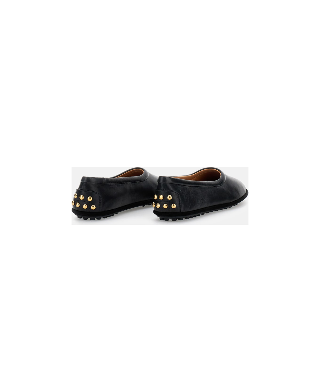 Tod's Rubber Sole Ballerina Flats - Black