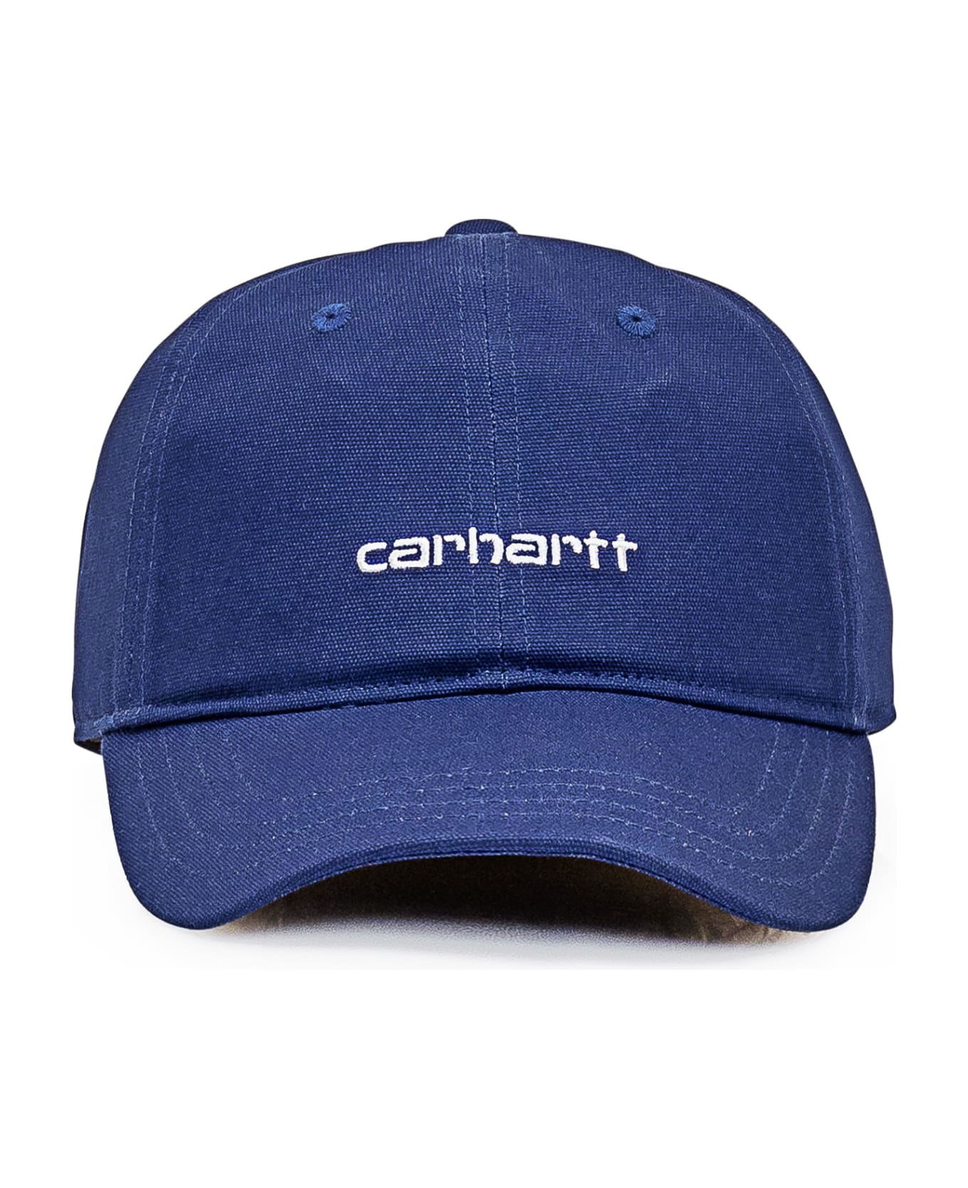 Carhartt Logo Cap - ELDER/WHITE