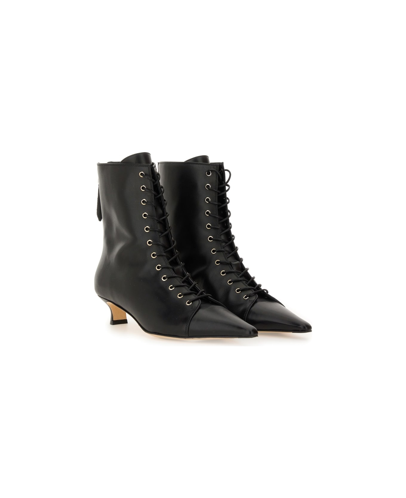 aeyde Lace-up Boot "trixi" - BLACK