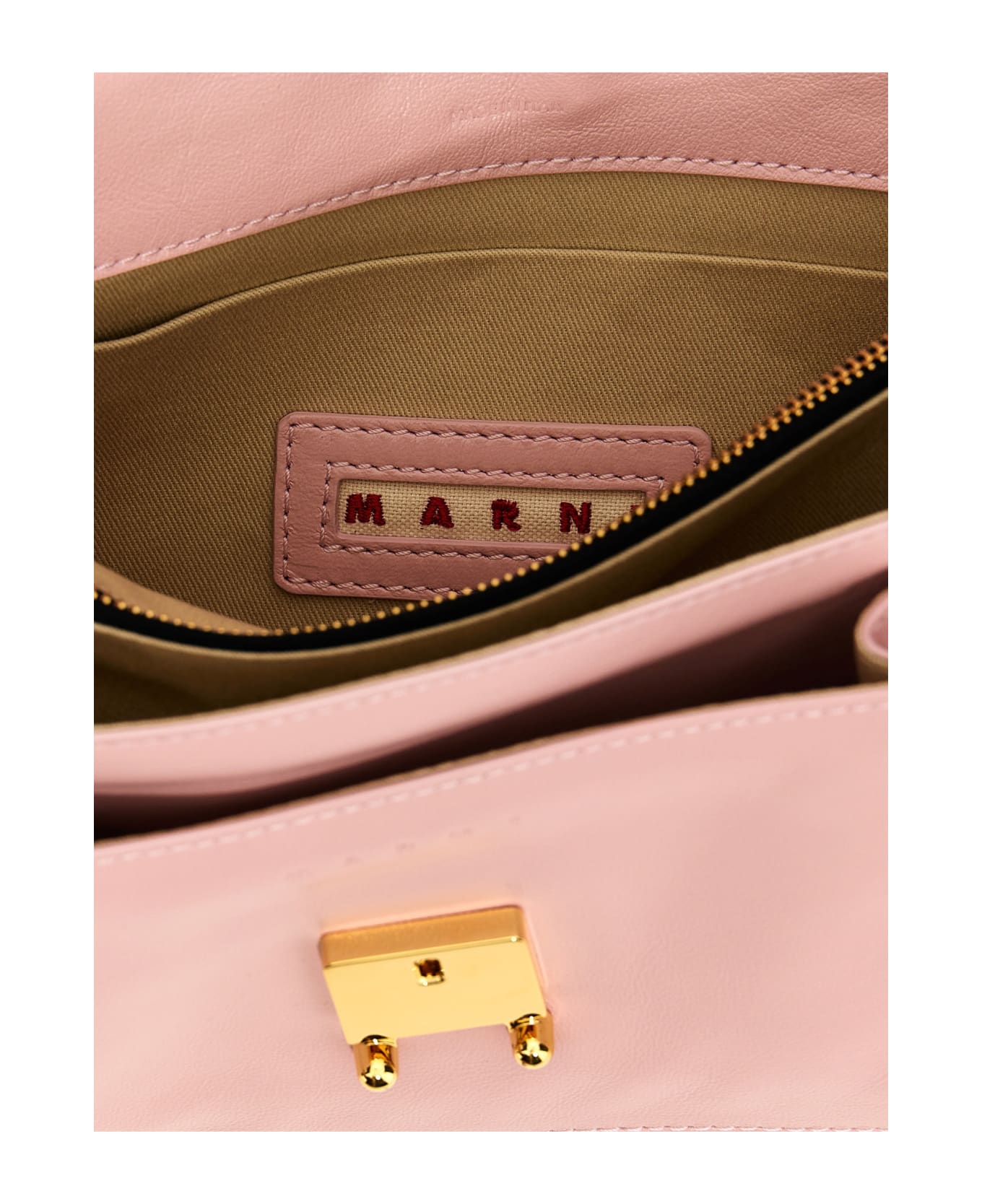Marni 'trunk' Medium Shoulder Bag - Pink
