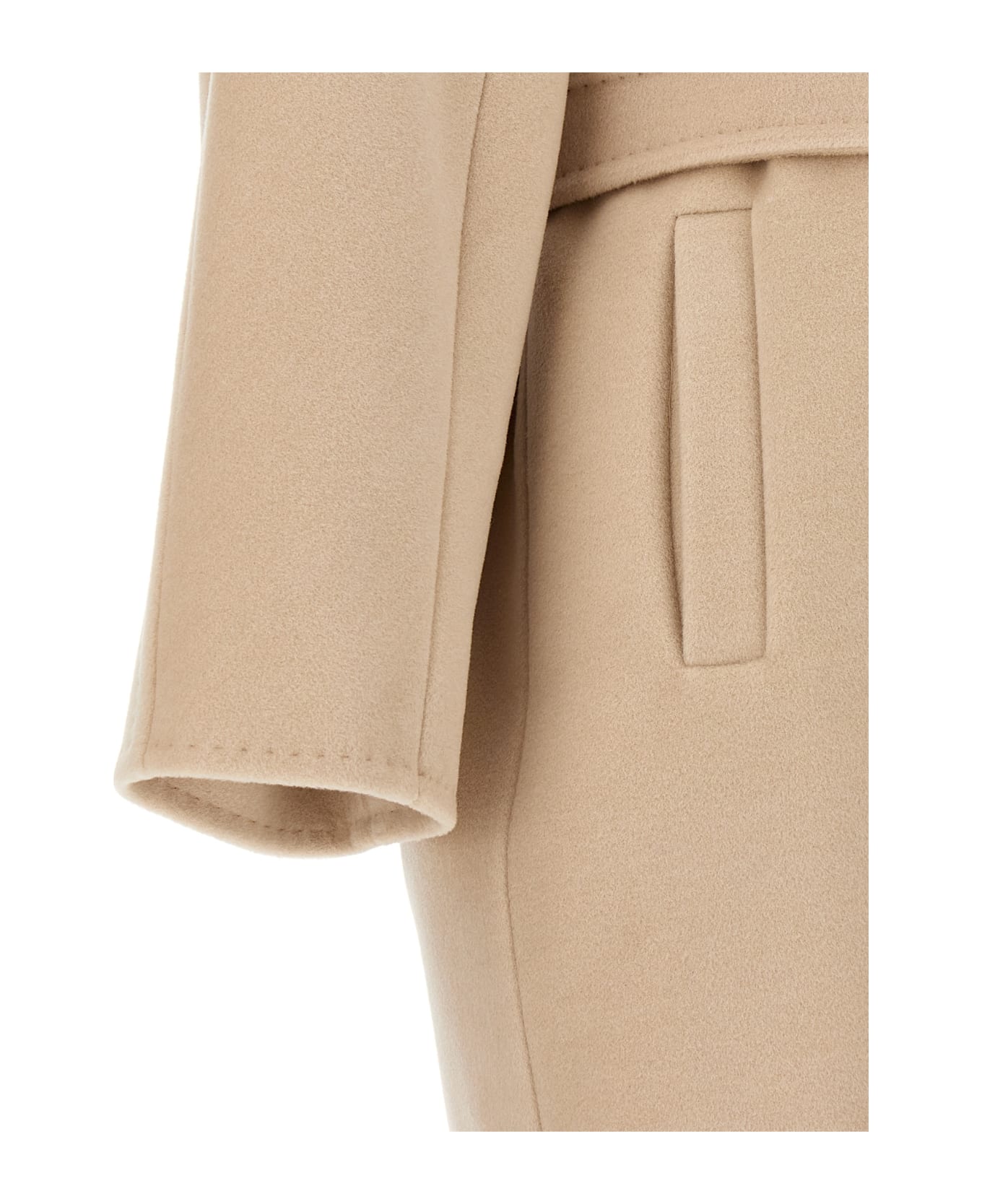 Max Mara '101801 Icon Coat' Coat - Beige