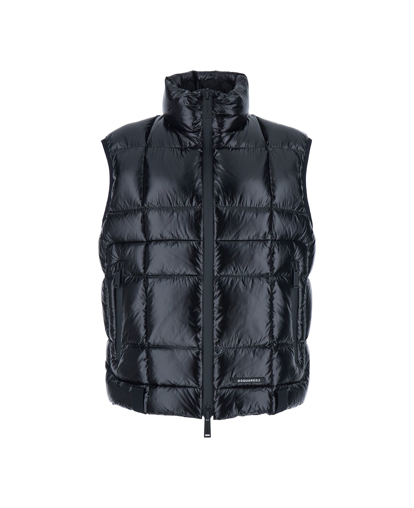 Dsquared2 3d Down Vest - Black