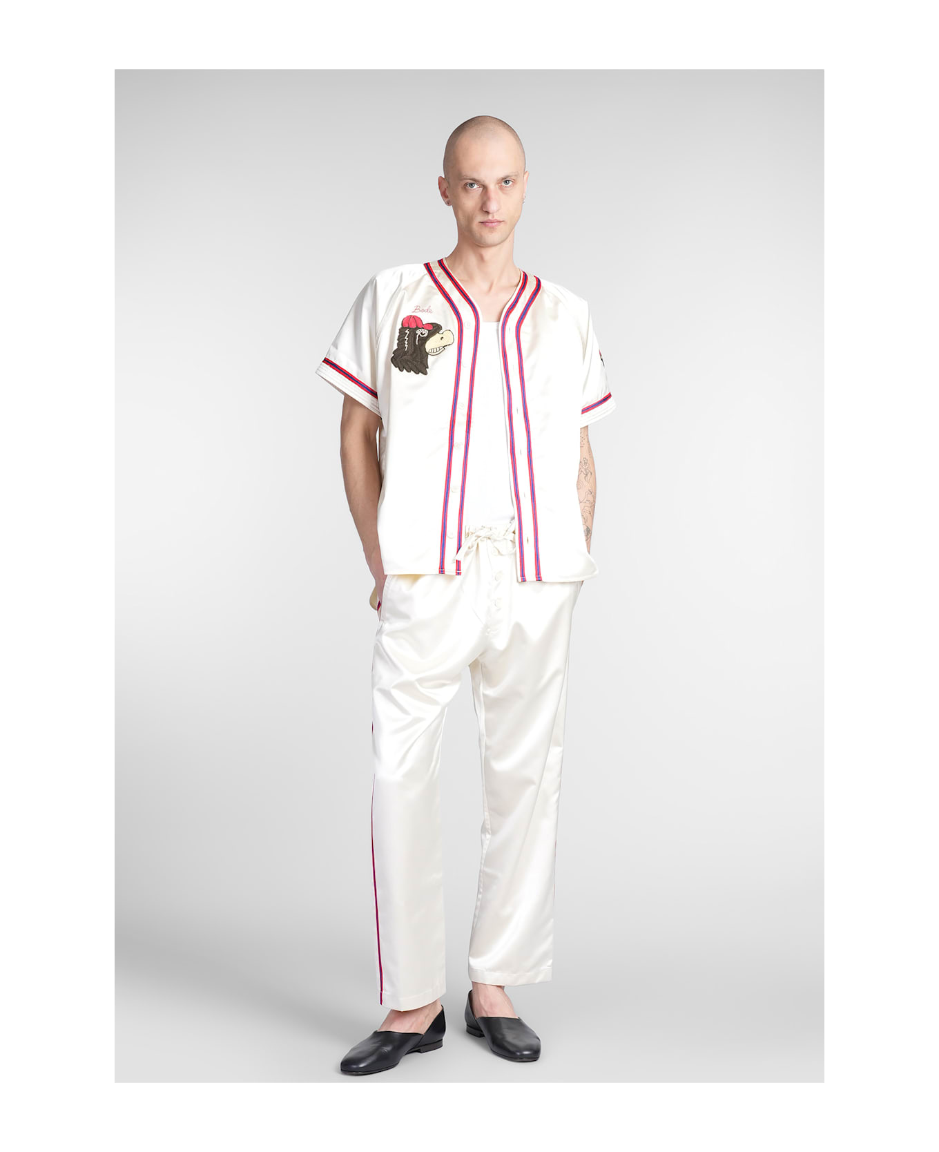 Bode Shirt In Beige Polyester - beige