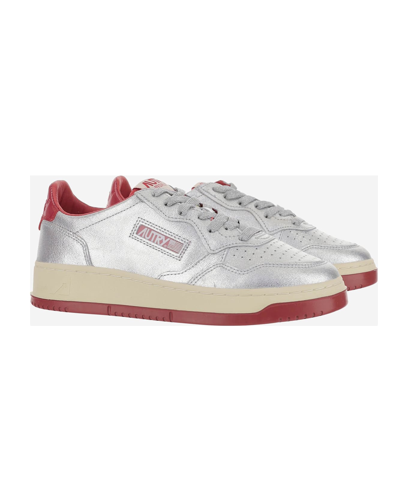 Autry Medalist Low Sneakers - Silver