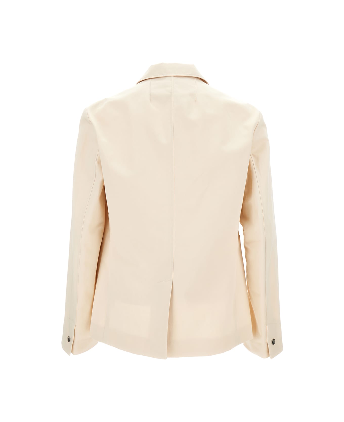 Jacquemus 'la Veste Jean' Beige Single-breasted Jacket With D Ring Detail In Cotton And Linen Man - Beige