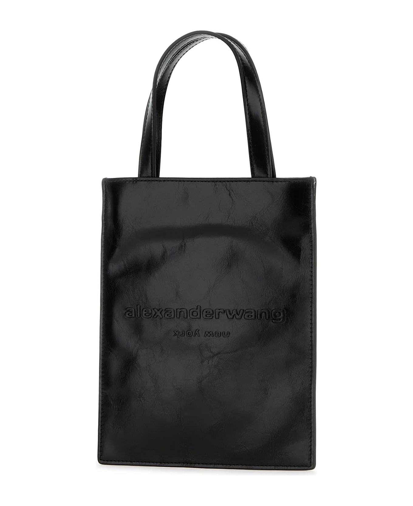 Alexander Wang Black Leather Small Pinch Handbag - Black