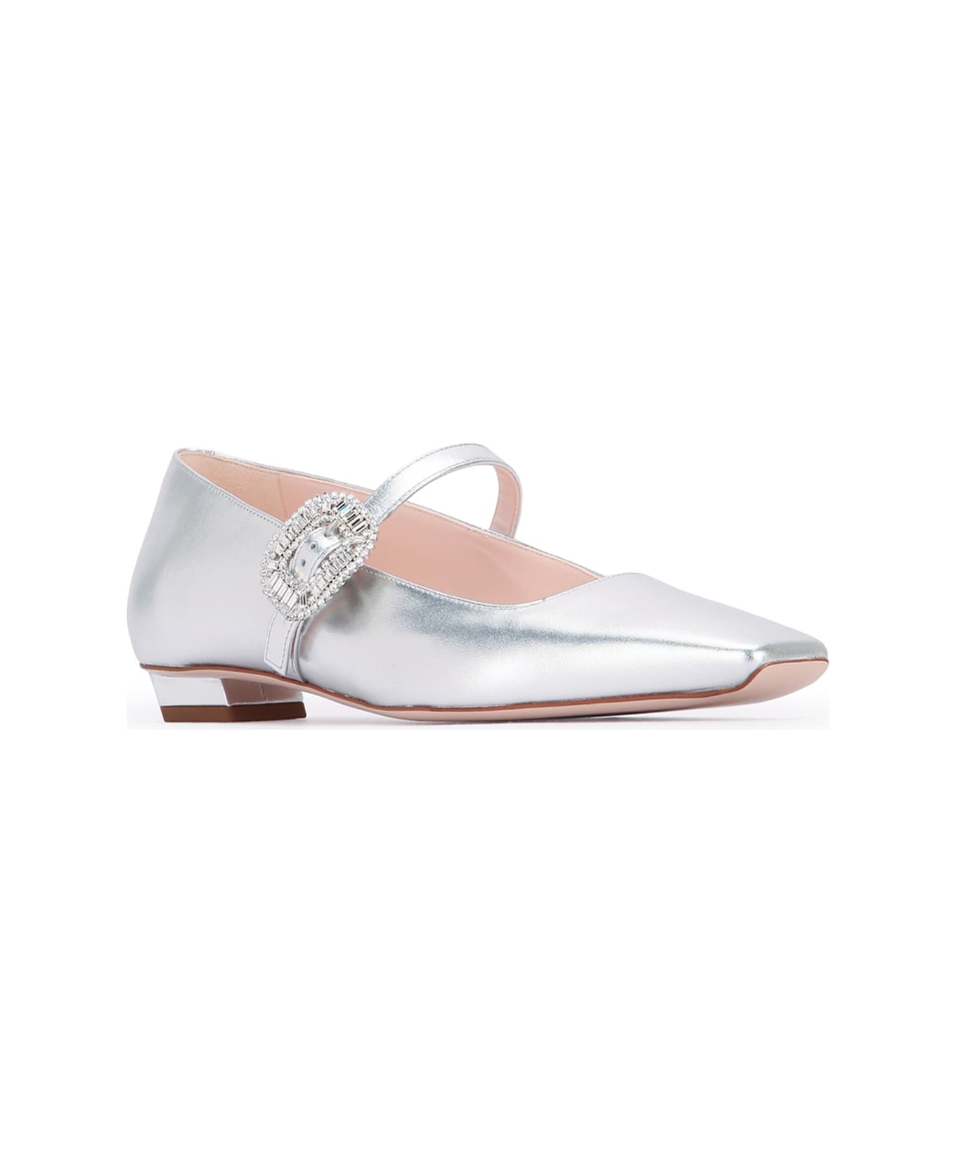Roger Vivier Bv Mini Strass Babies Dec 25 - ARGENTO