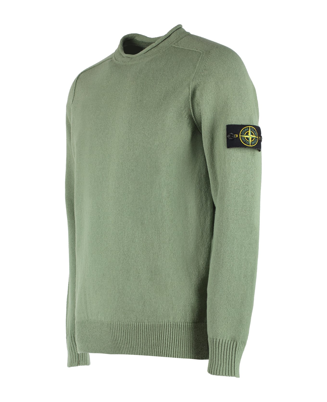 Stone Island Cotton Crew-neck Sweater - green