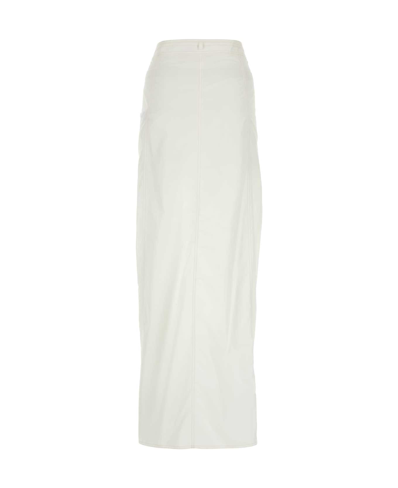 Pucci White Nylon Blend Skirt - BIANCO