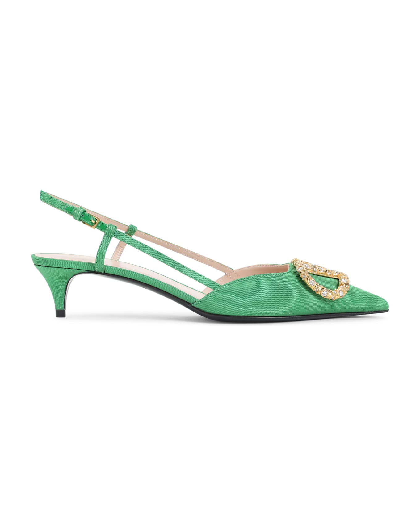 Valentino Garavani Sling Back - U Emerald Crystal
