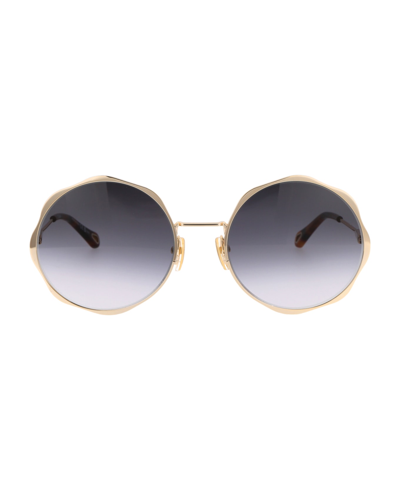 Chloé Eyewear Ch0184s Sunglasses - 001 GOLD GOLD GREY サングラス