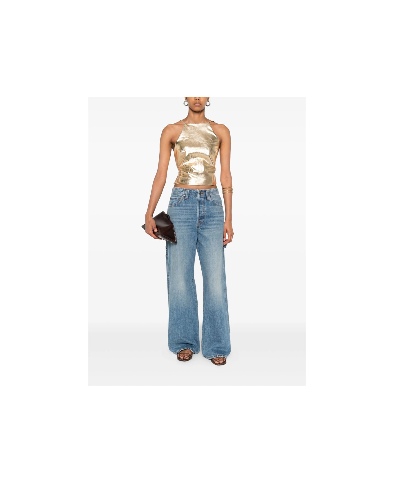 Cult Gaia Top - GOLD