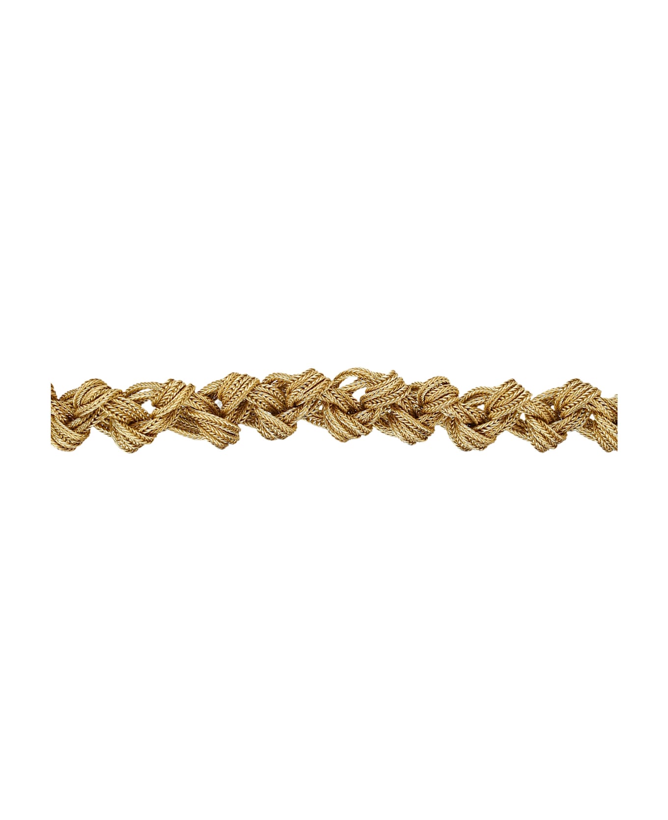 Emanuele Bicocchi Rope Knot Necklace In Gold-plated - GOLD