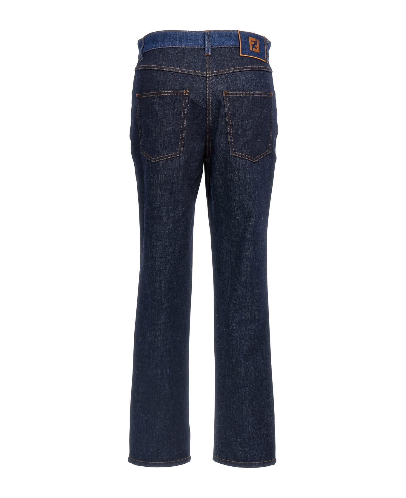 Fendi Two-tone Jeans - Blue