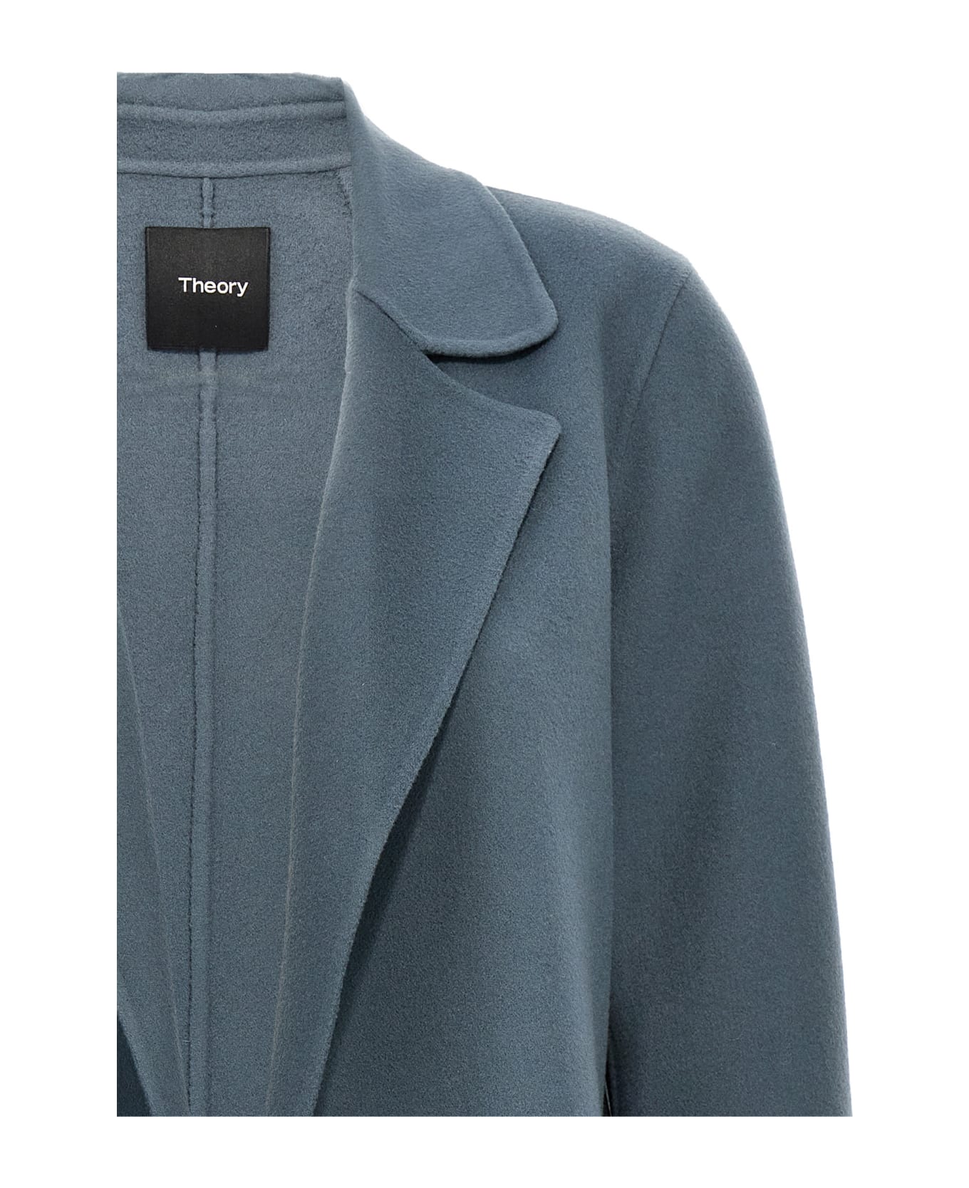Theory 
clairene New Divide
 Coat - Light Blue
