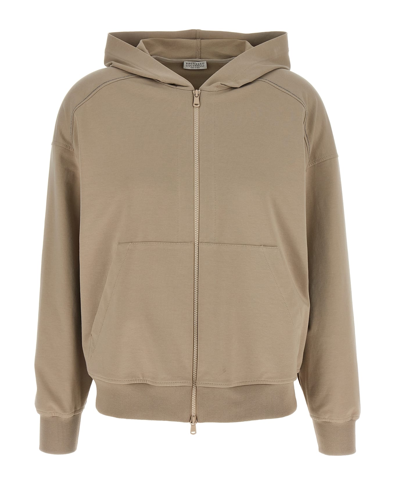 Brunello Cucinelli Monile Hoodie - Beige