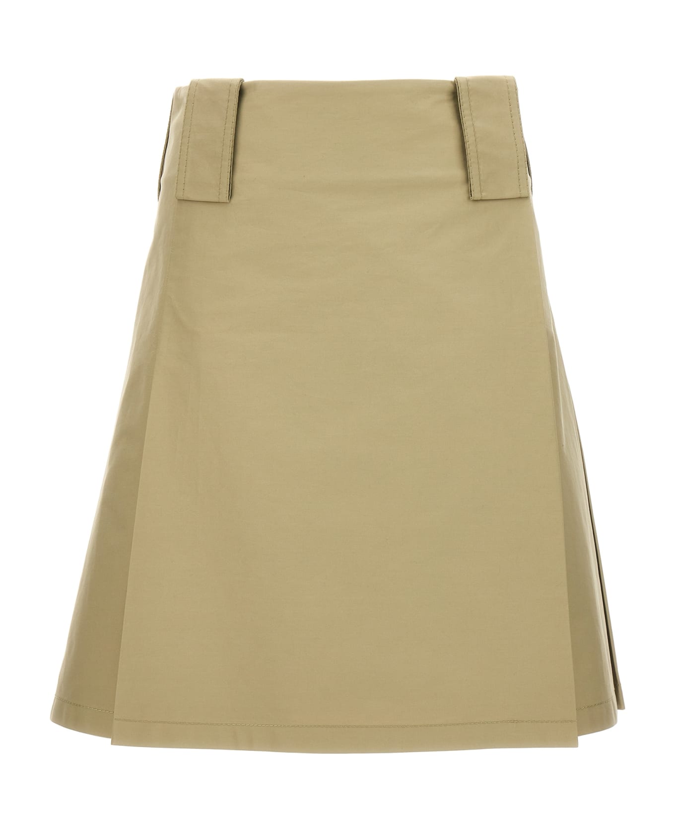 Burberry Pleated Skirt - Beige