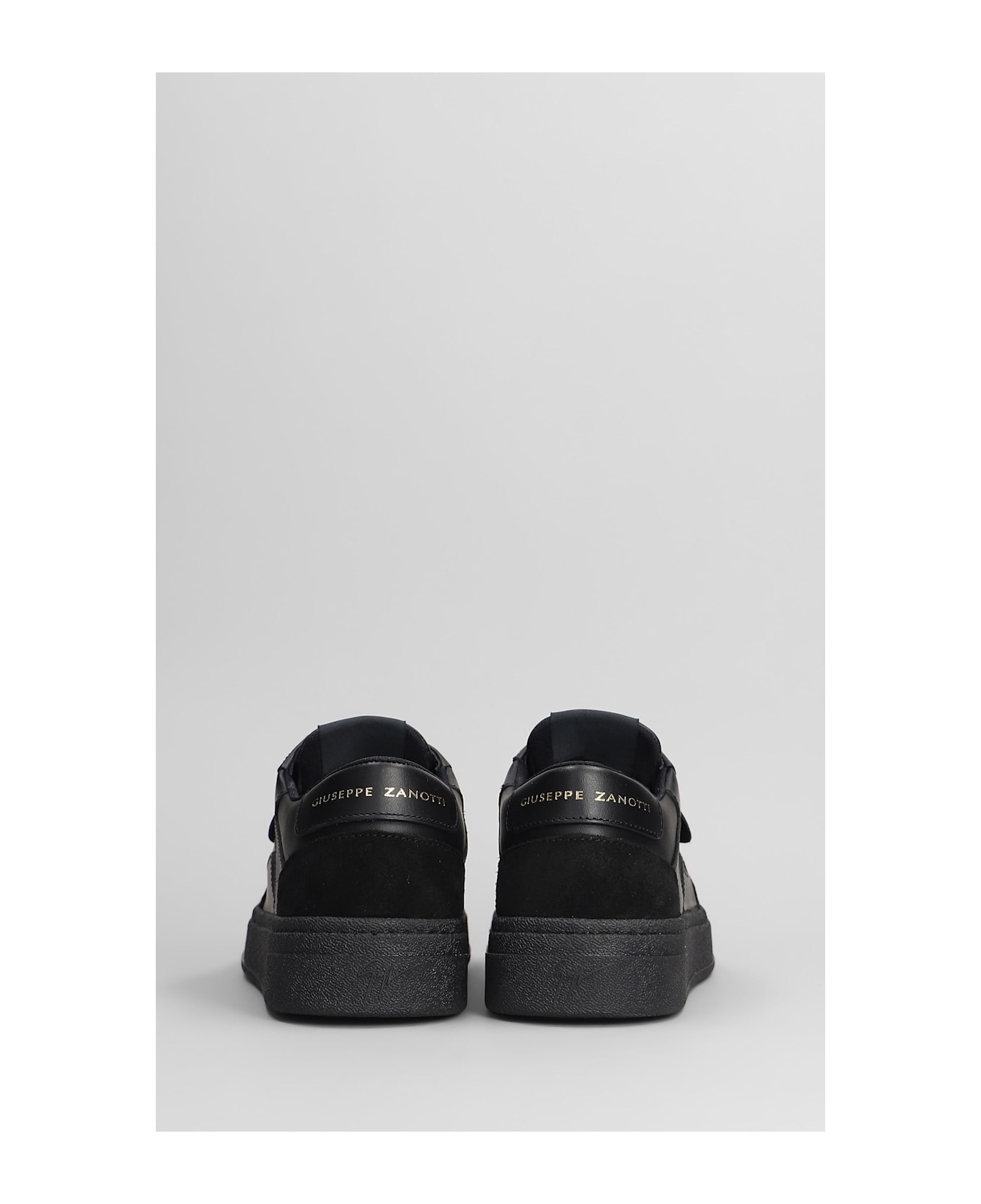Giuseppe Zanotti Gz94 Sneakers In Black Suede And Leather - black