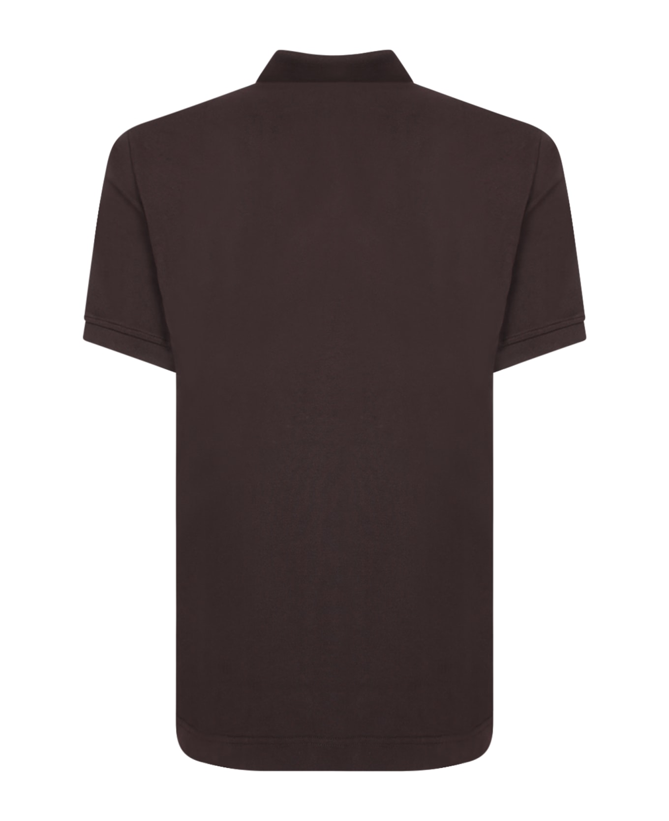 Dolce 
Gabbana Brown Cotton Polo Shirt - Brown