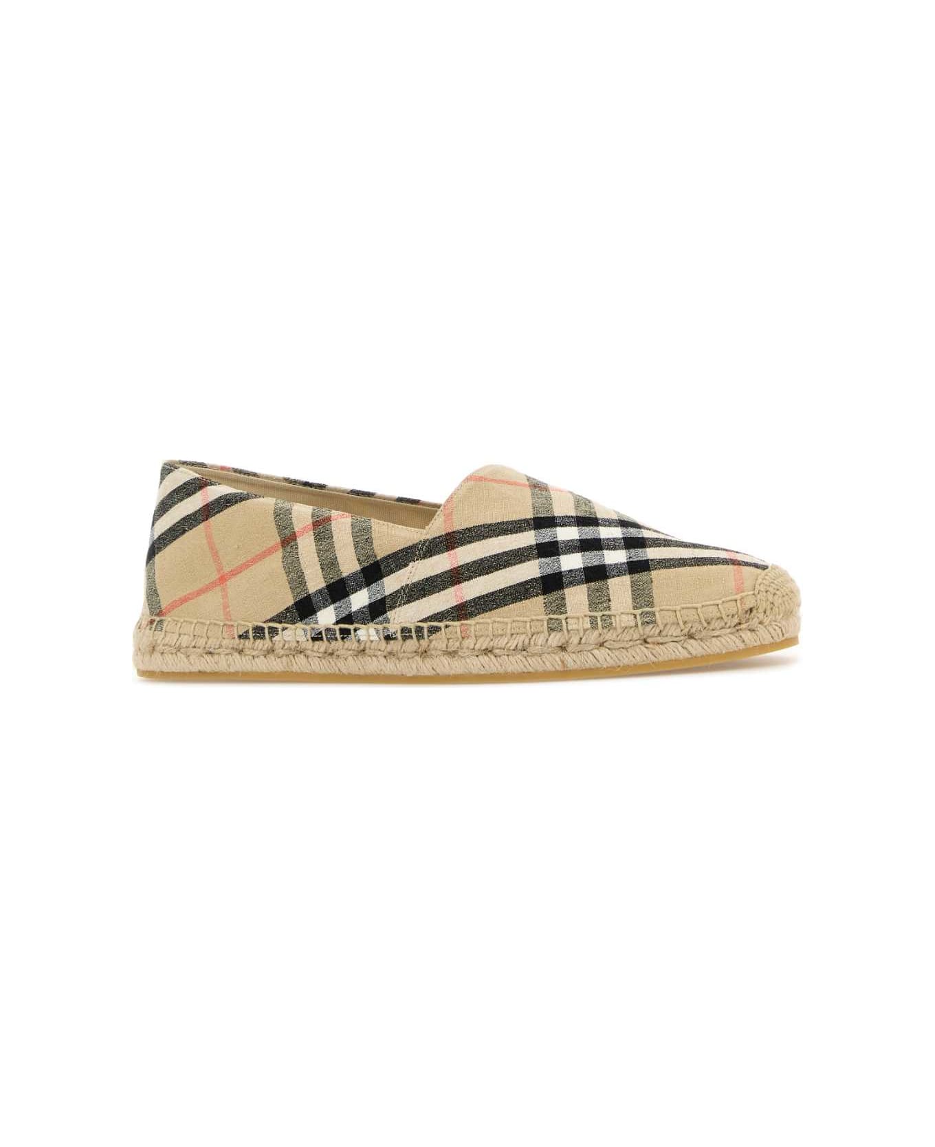 Embroidered Canvas Espadrilles