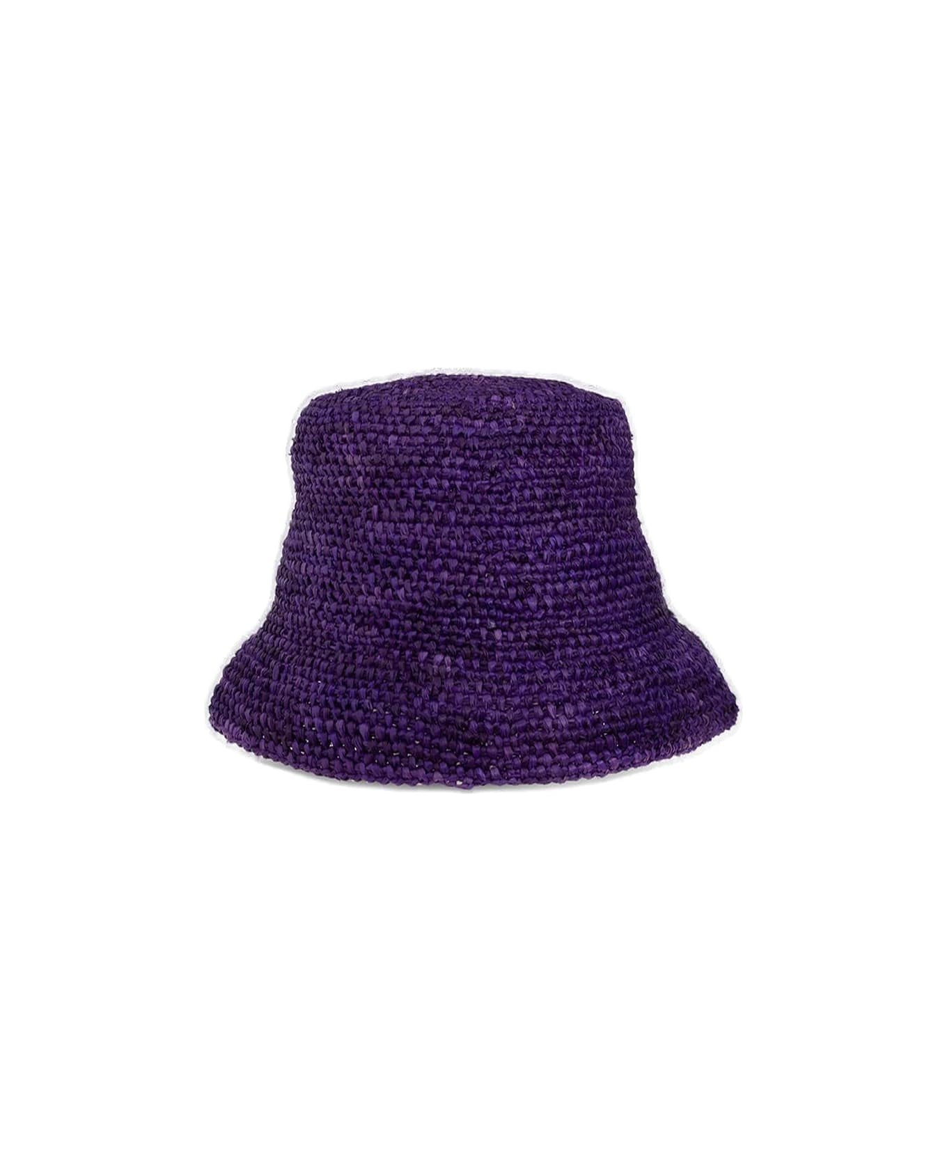 Jacquemus Le Bob Ficiu Bucket Hat - Purple