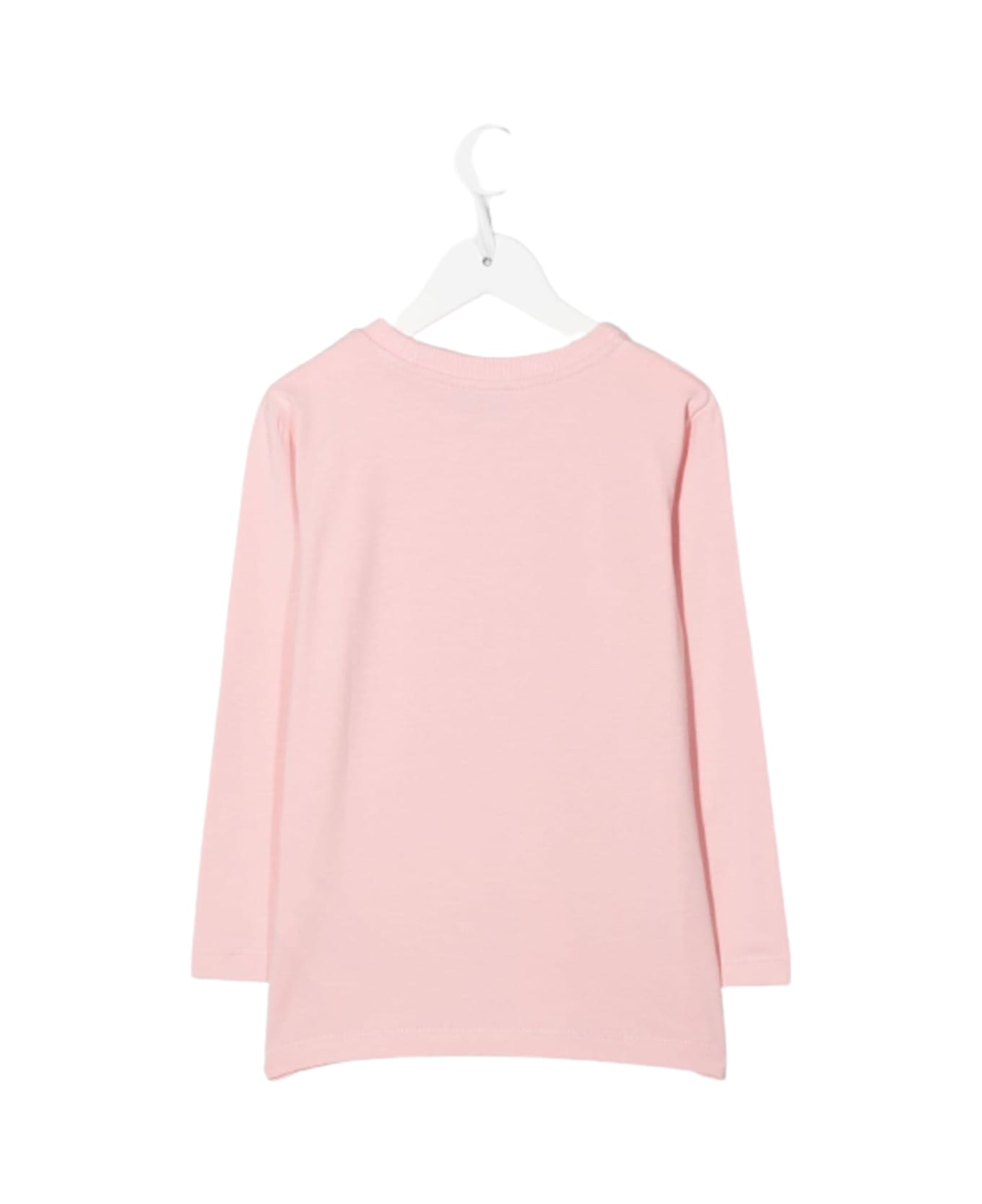 Moschino Pink Cotton Maxi T-shirt With Teddy Bear Bag Print  Moschino Kids Girl - Pink