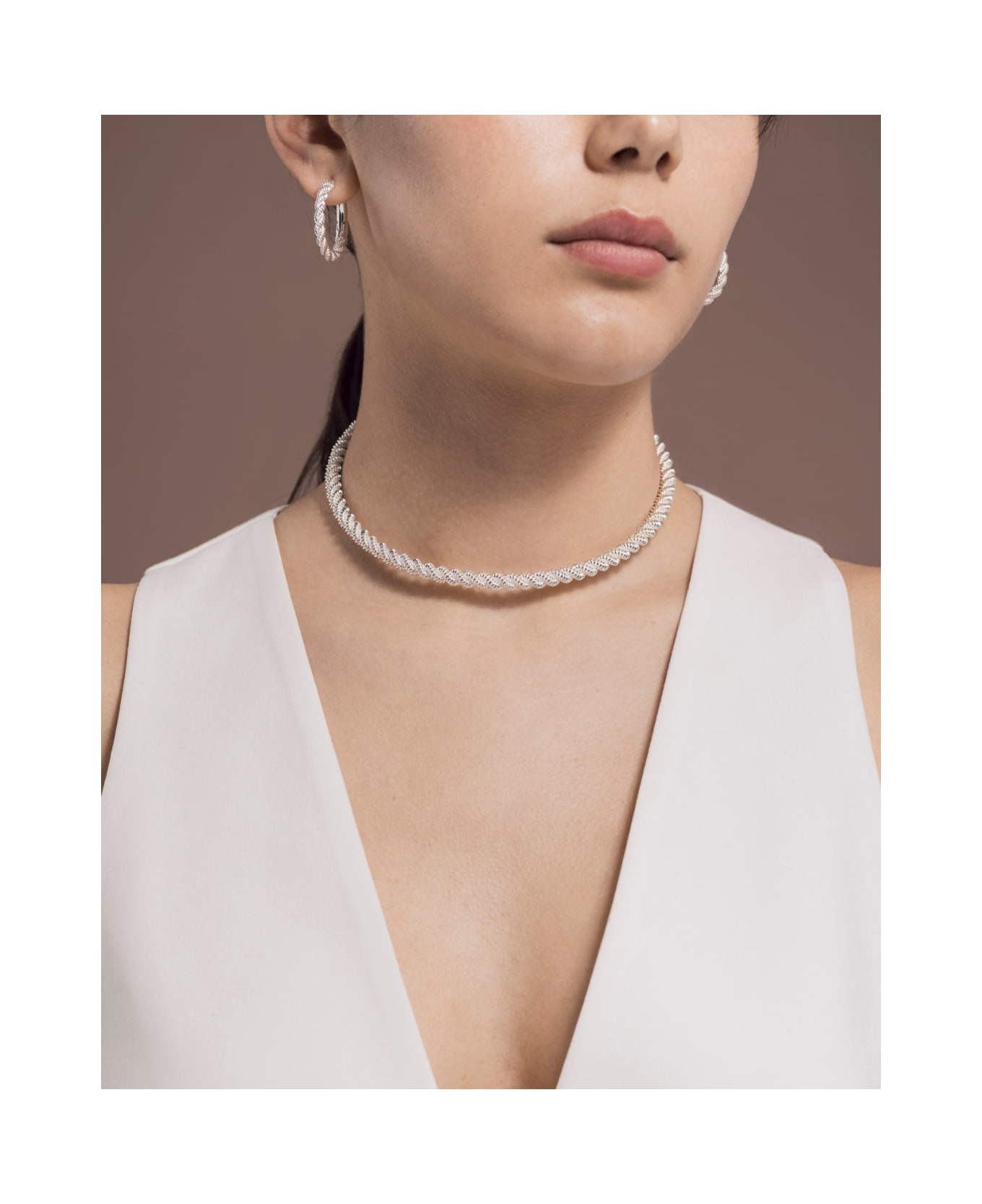 Federica Tosi Choker Grace Silver - Silver ネックレス
