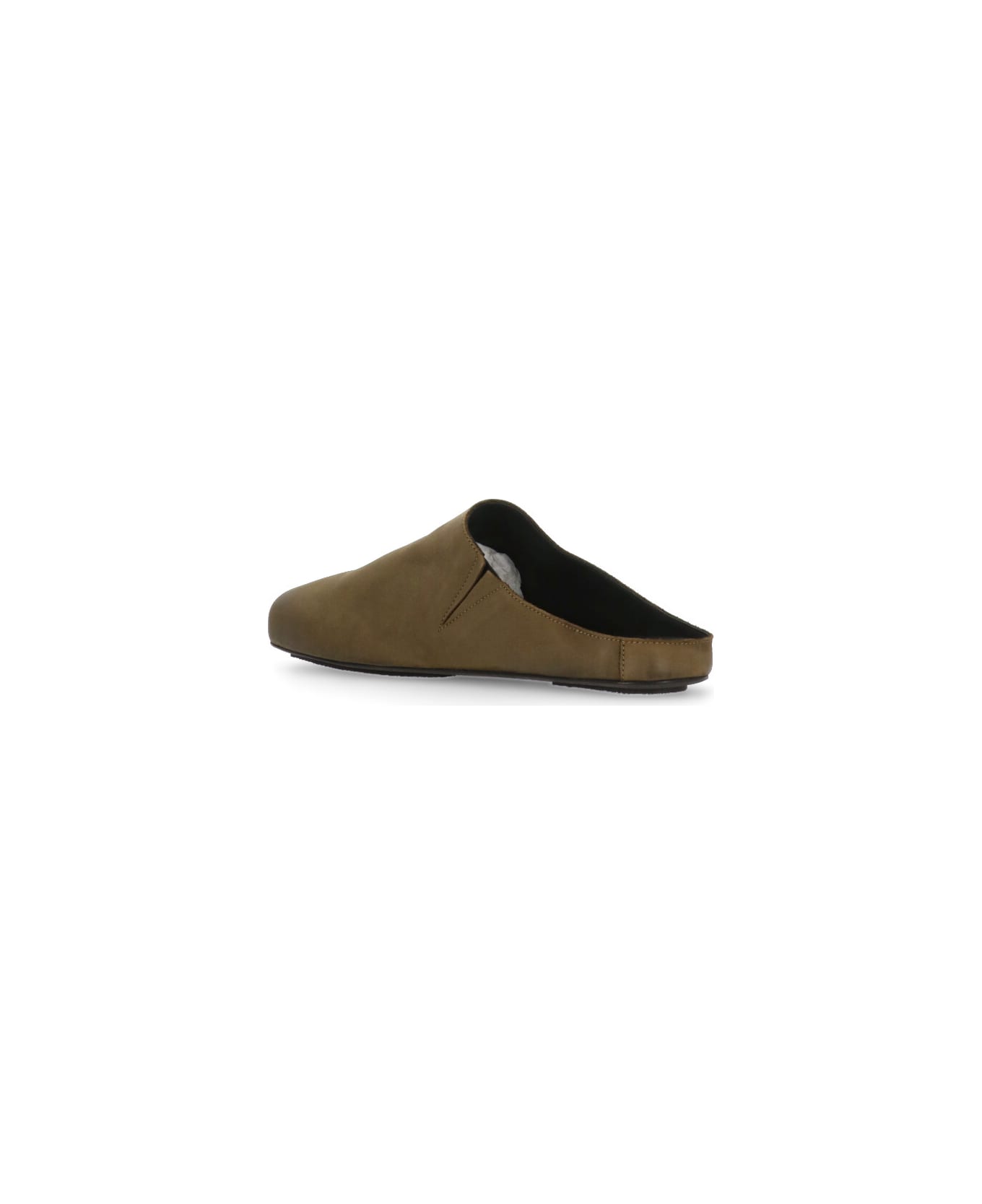 Uma Wang Leather Sabot - Green