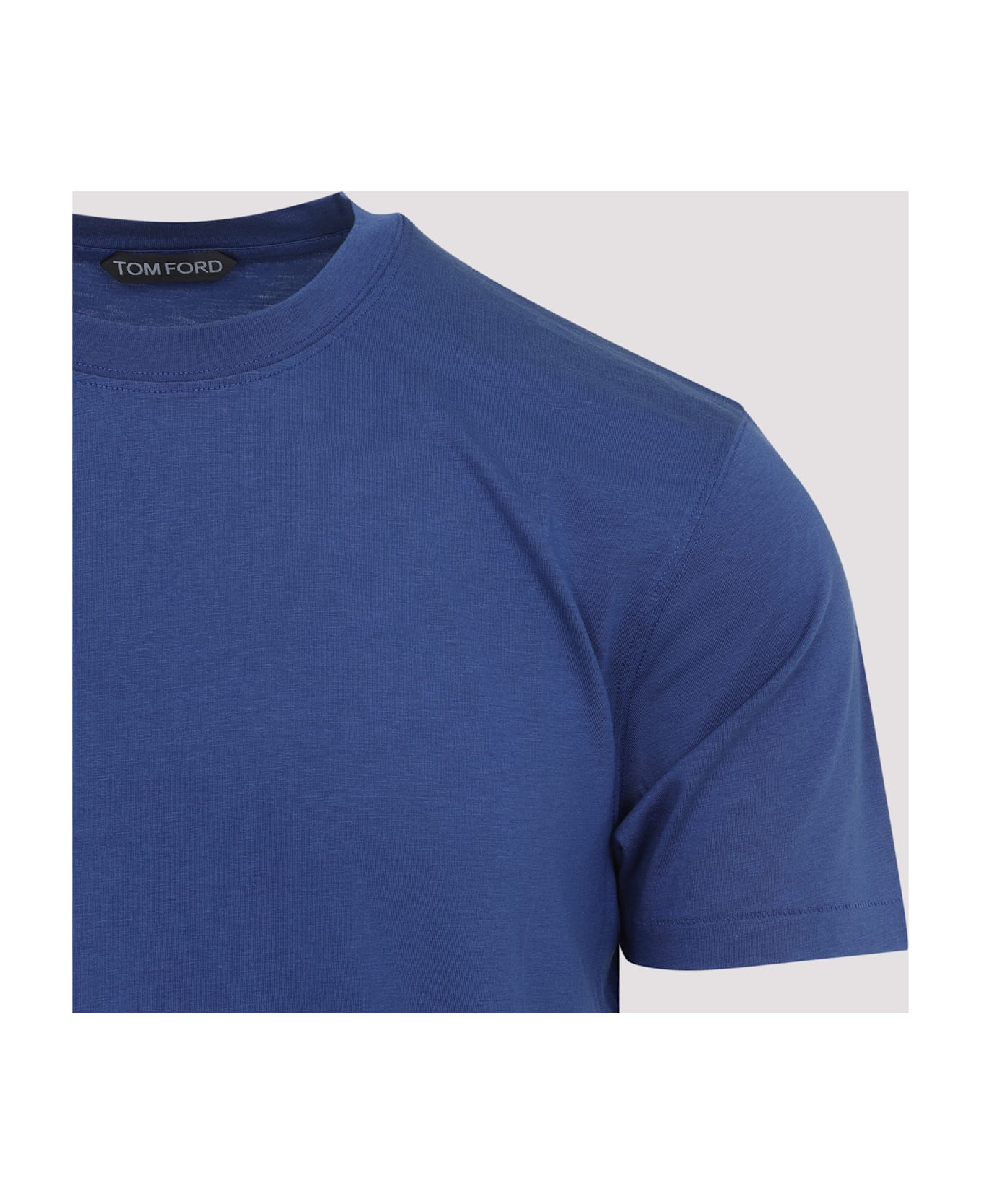 Tom Ford Lyocell T-shirt - Uby Prussian Blue